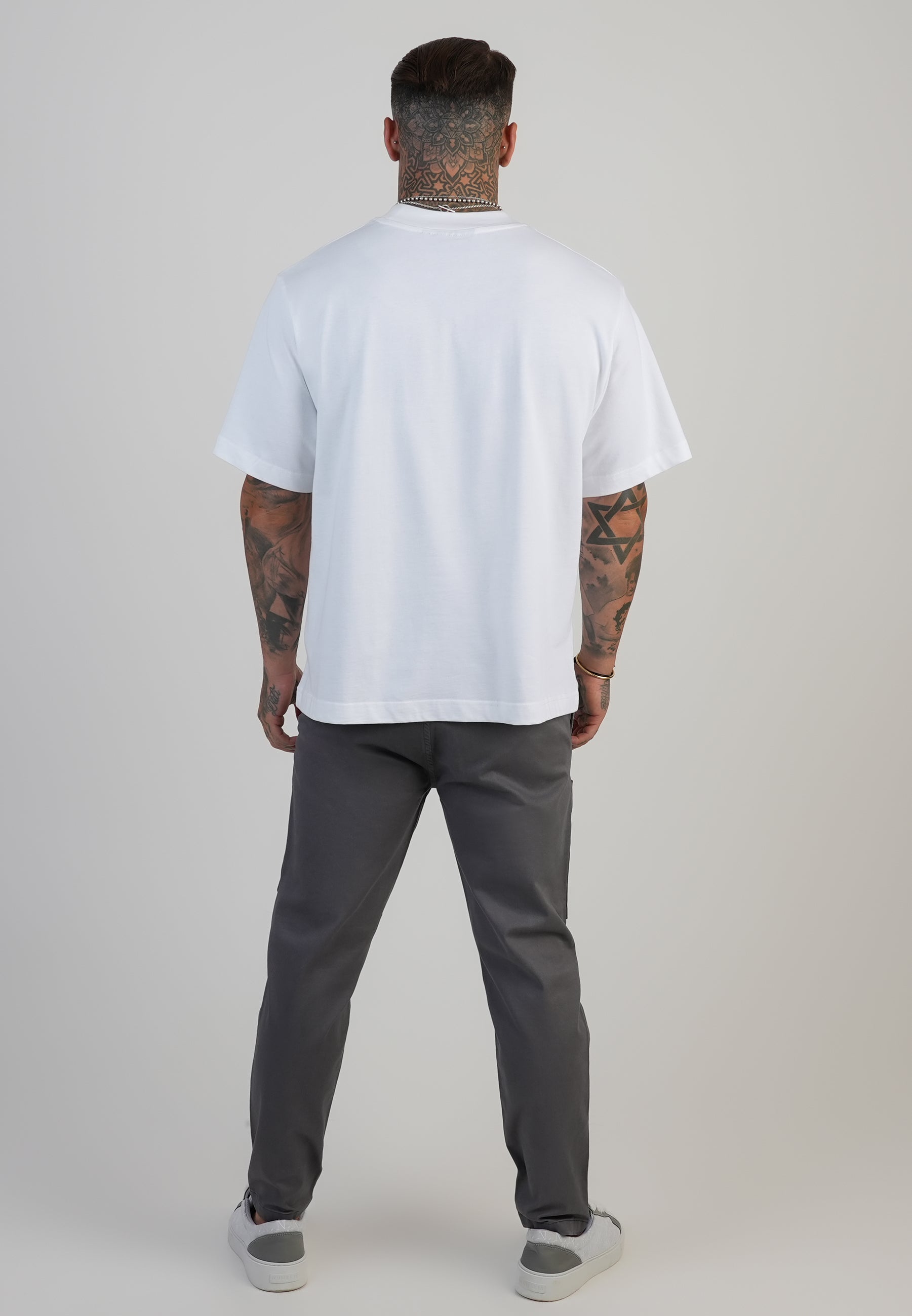 T-shirt oversized en blanc T-shirts SikSilk