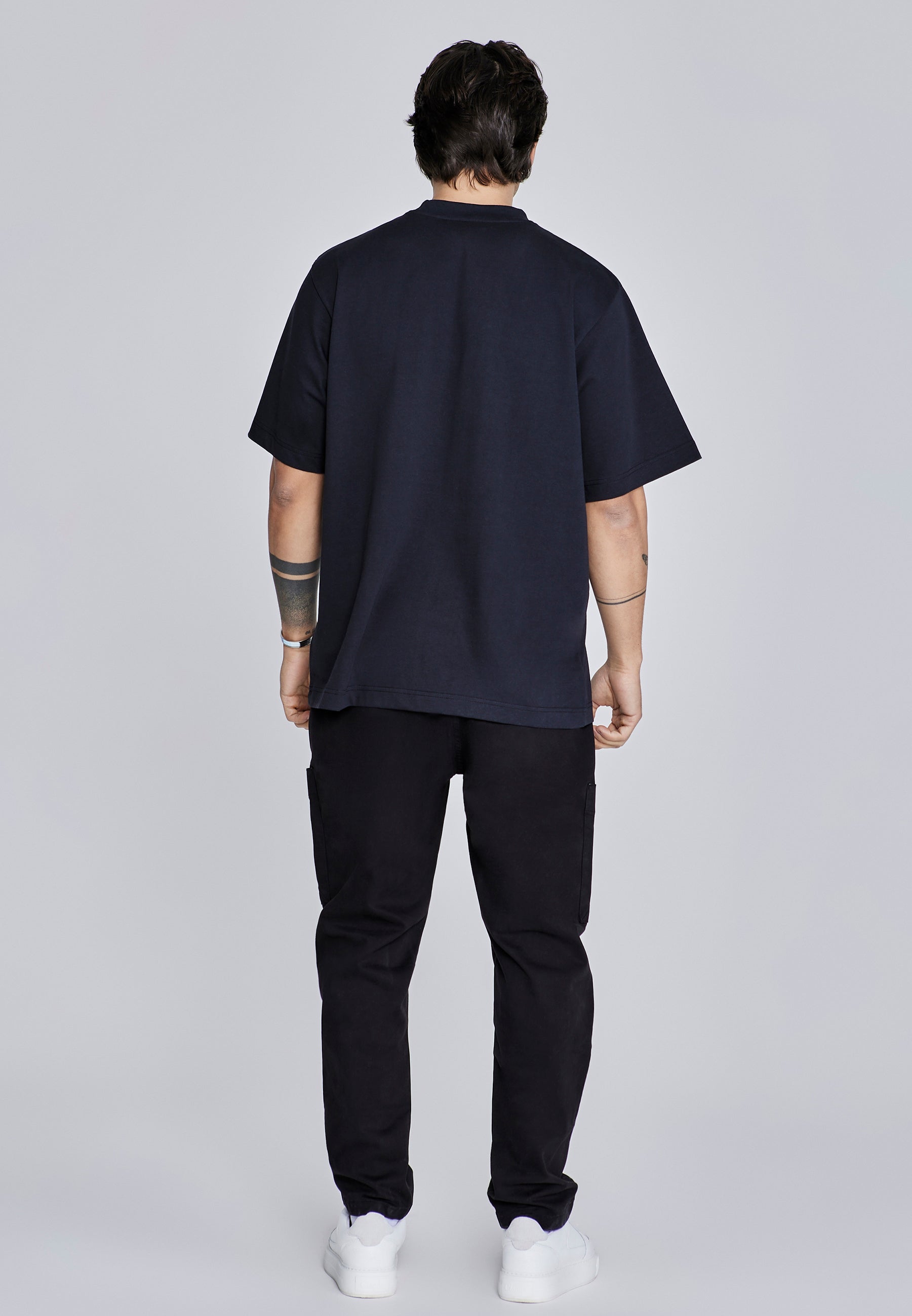 T-shirt oversized en noir T-shirts SikSilk