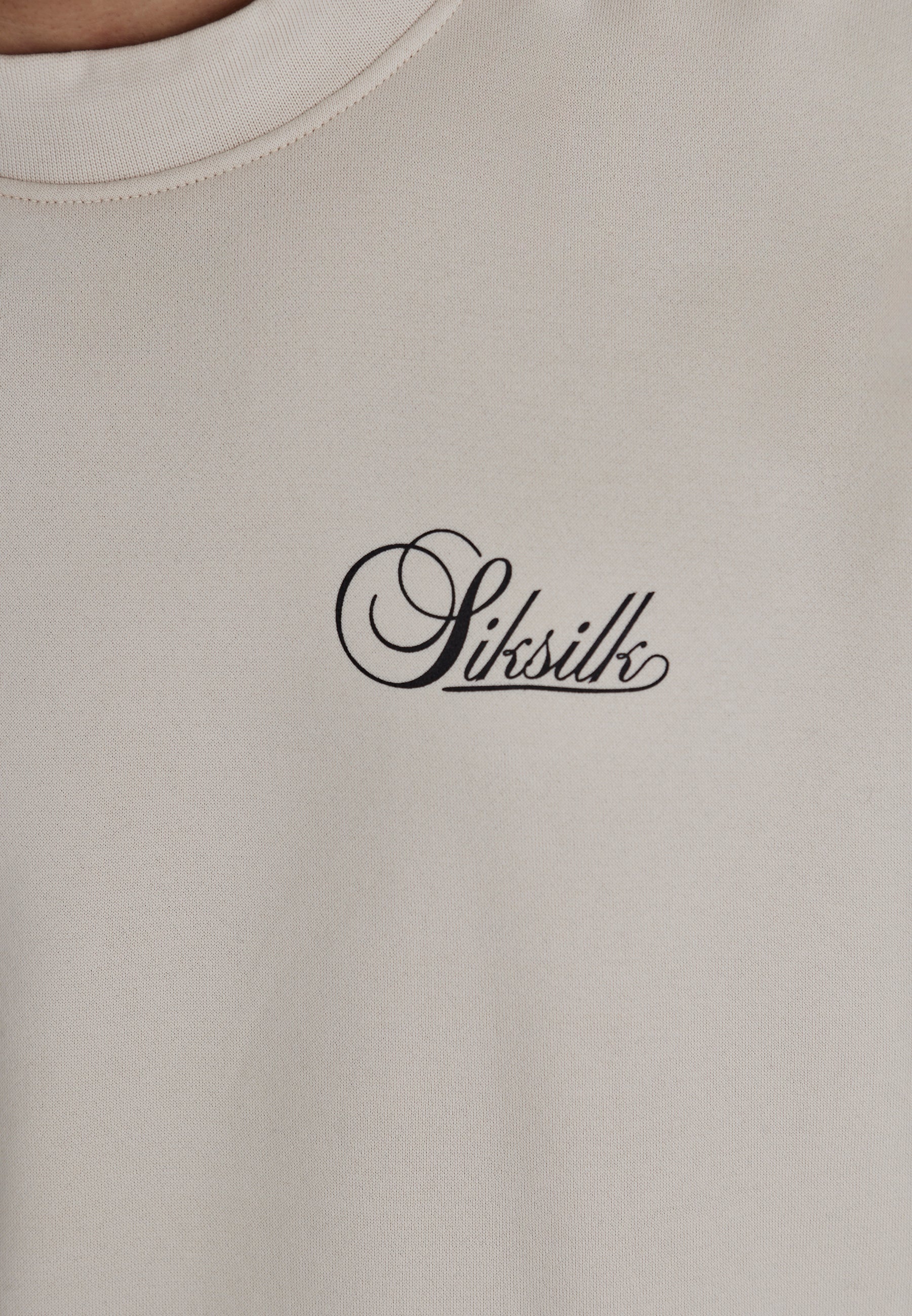 Sweat Essentials en écru Sweatshirts SikSilk