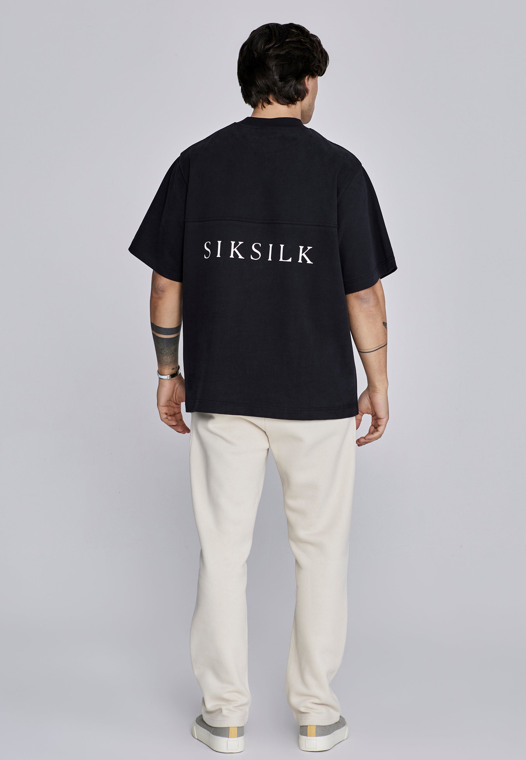 Essentials Track Pants en écru Pantalons SikSilk
