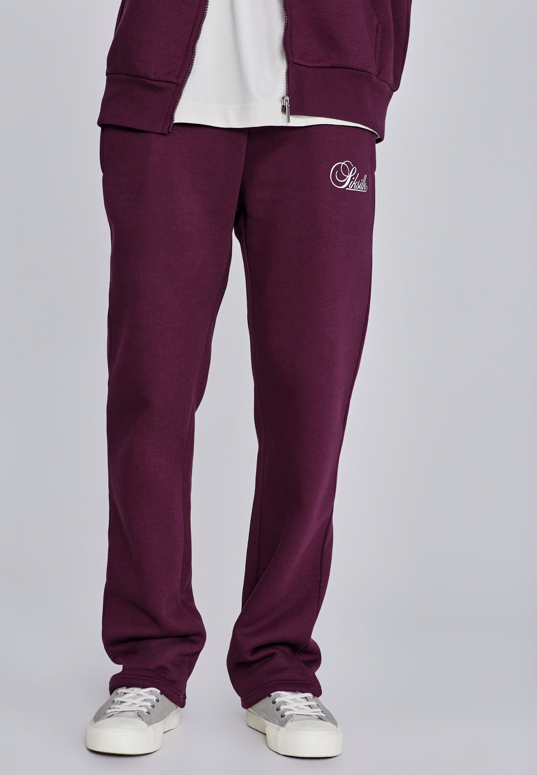 Essentials Track Pants en Bourgogne Pantalon SikSilk