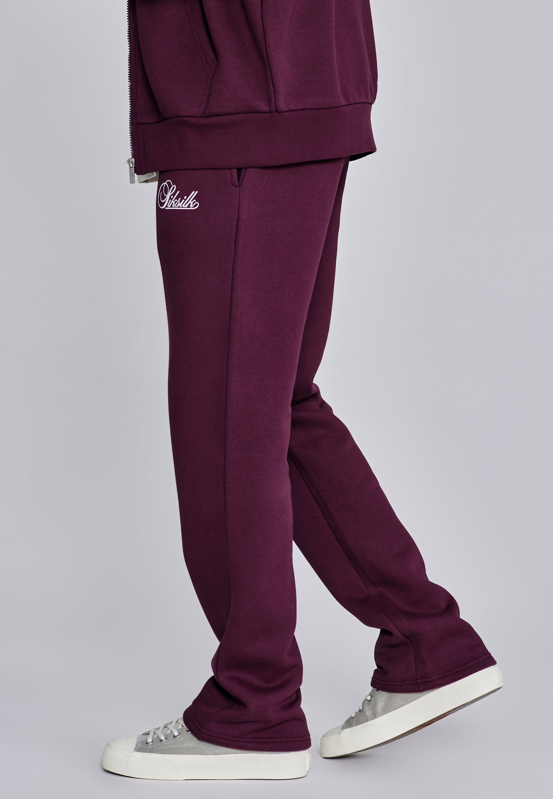 Essentials Track Pants en Bourgogne Pantalon SikSilk