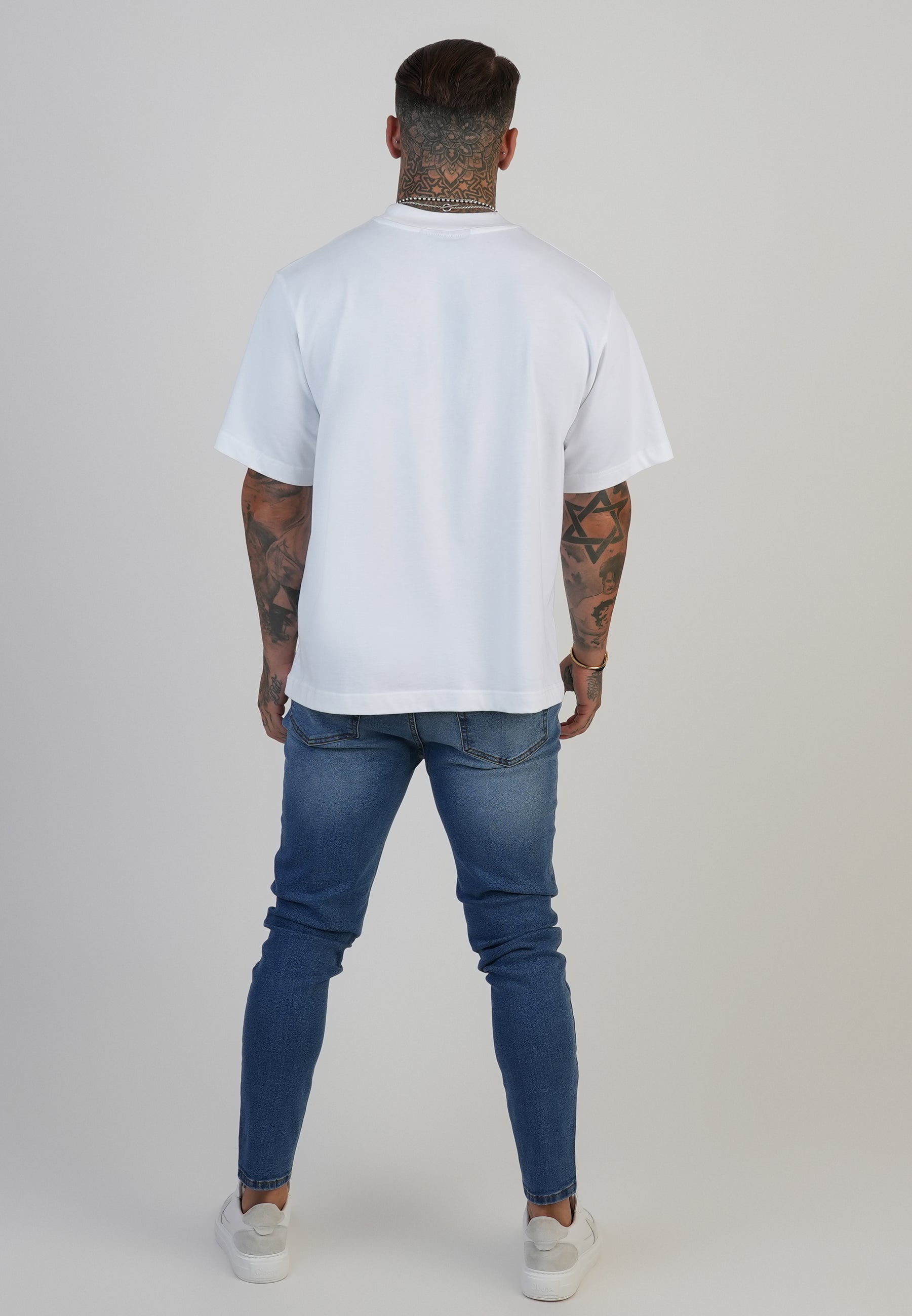 Jean skinny bleu délavé moyen Jeans SikSilk