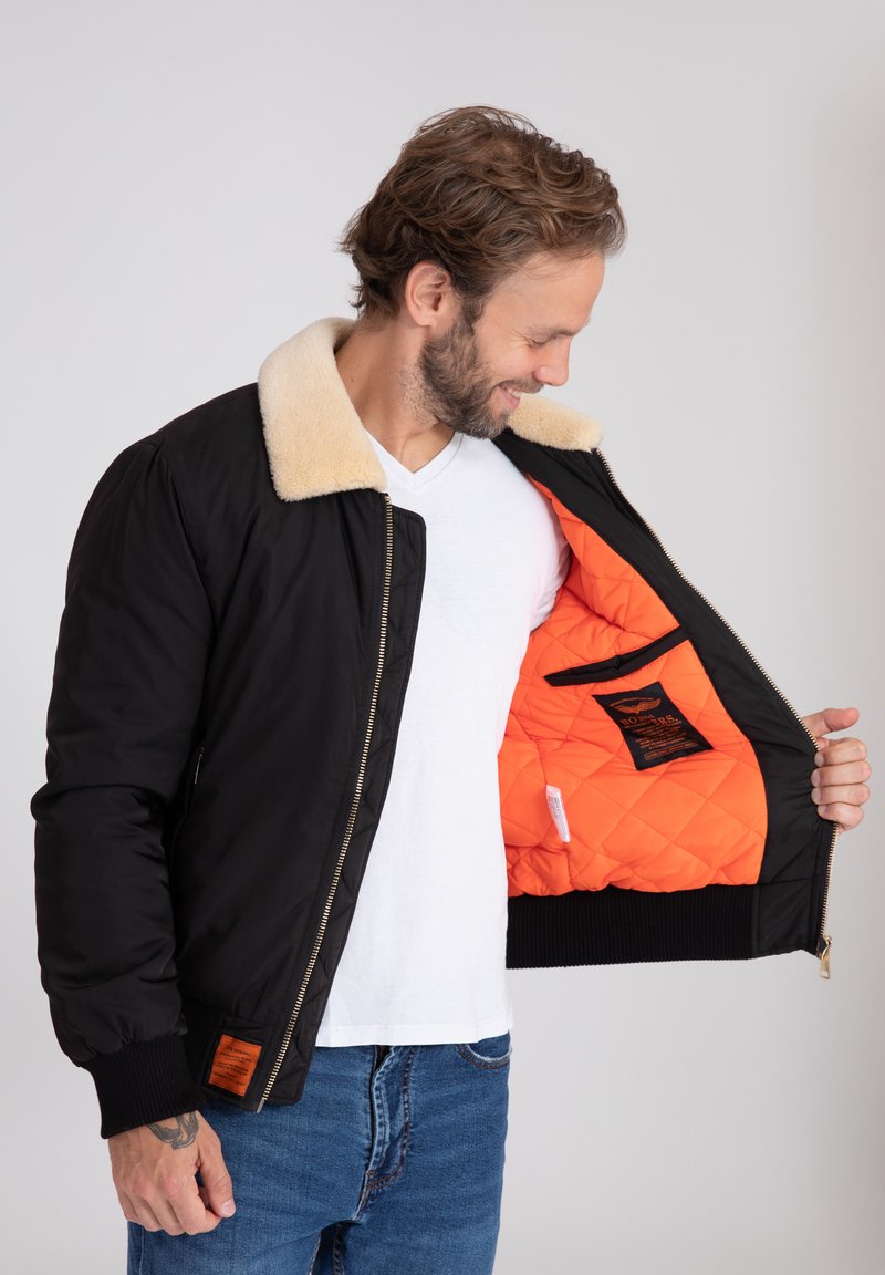 Veste Versmold M Bomber in Black Vestes Bombers Original