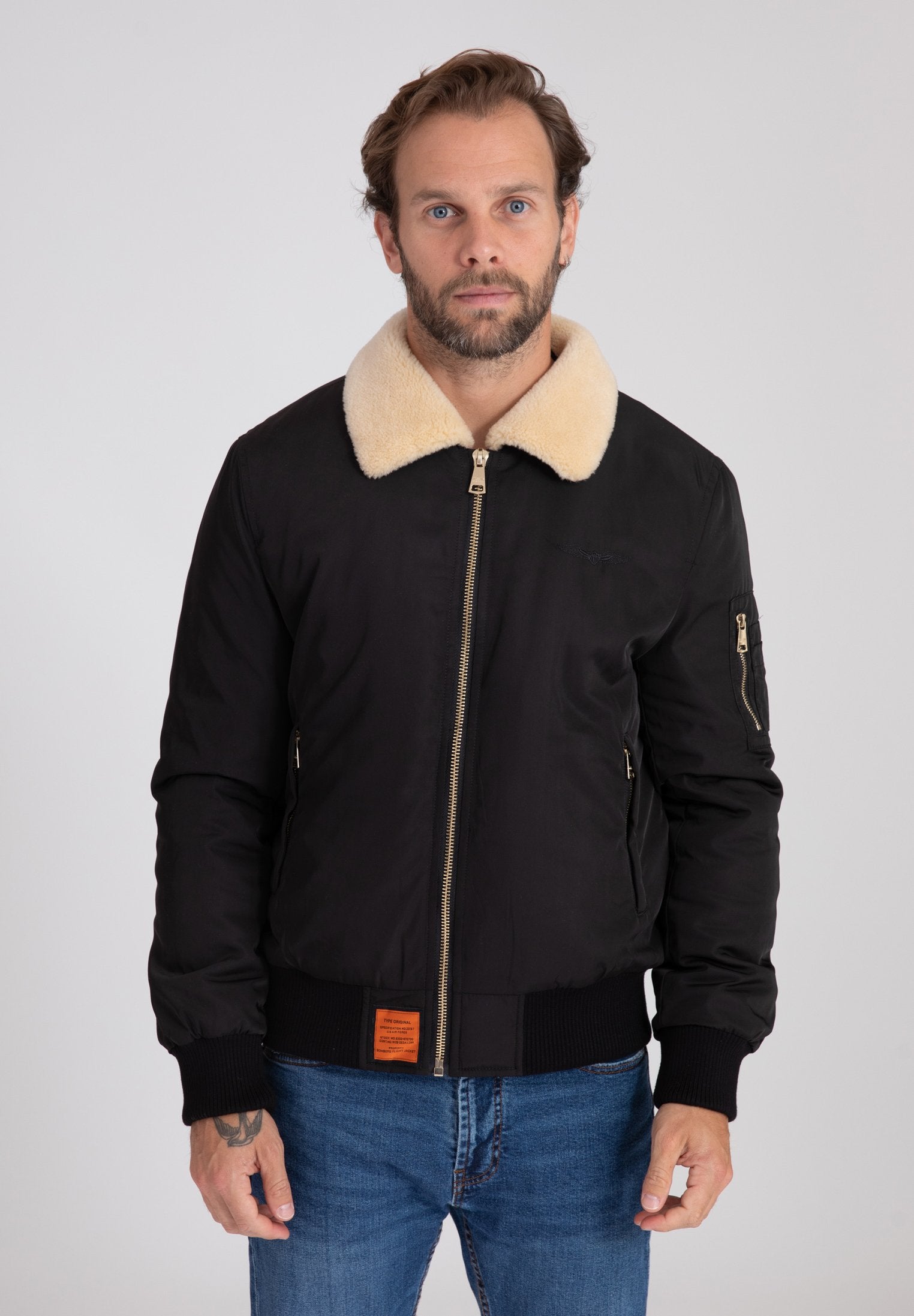 Veste Versmold M Bomber in Black Vestes Bombers Original