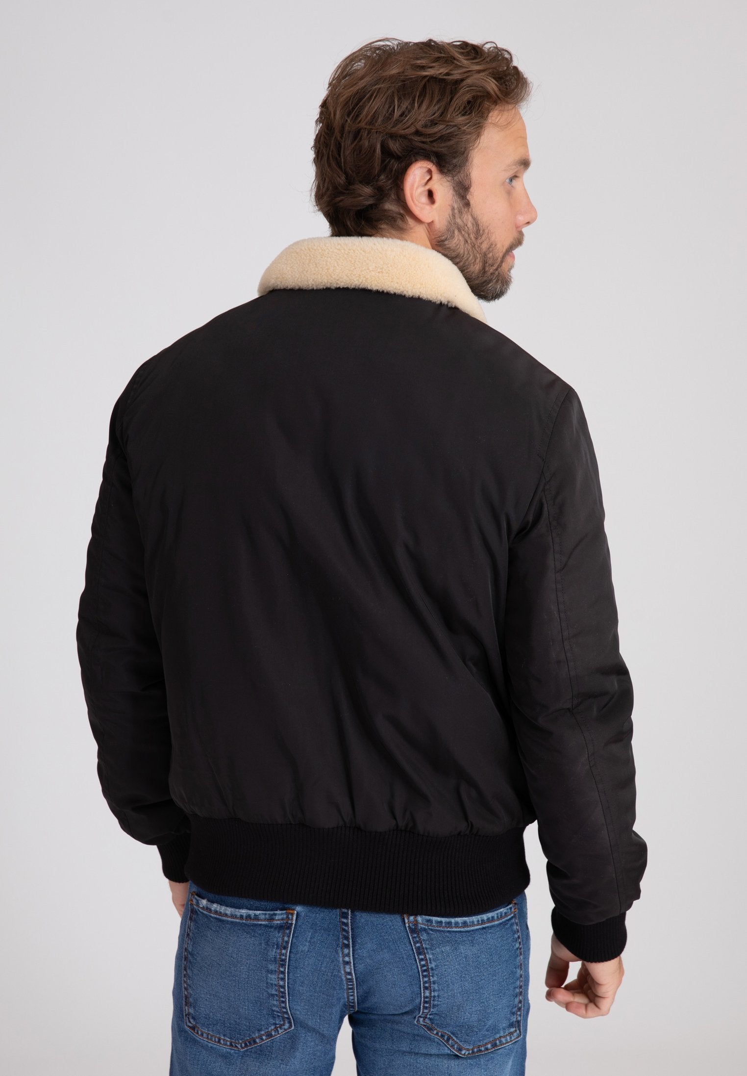 Veste Versmold M Bomber in Black Vestes Bombers Original
