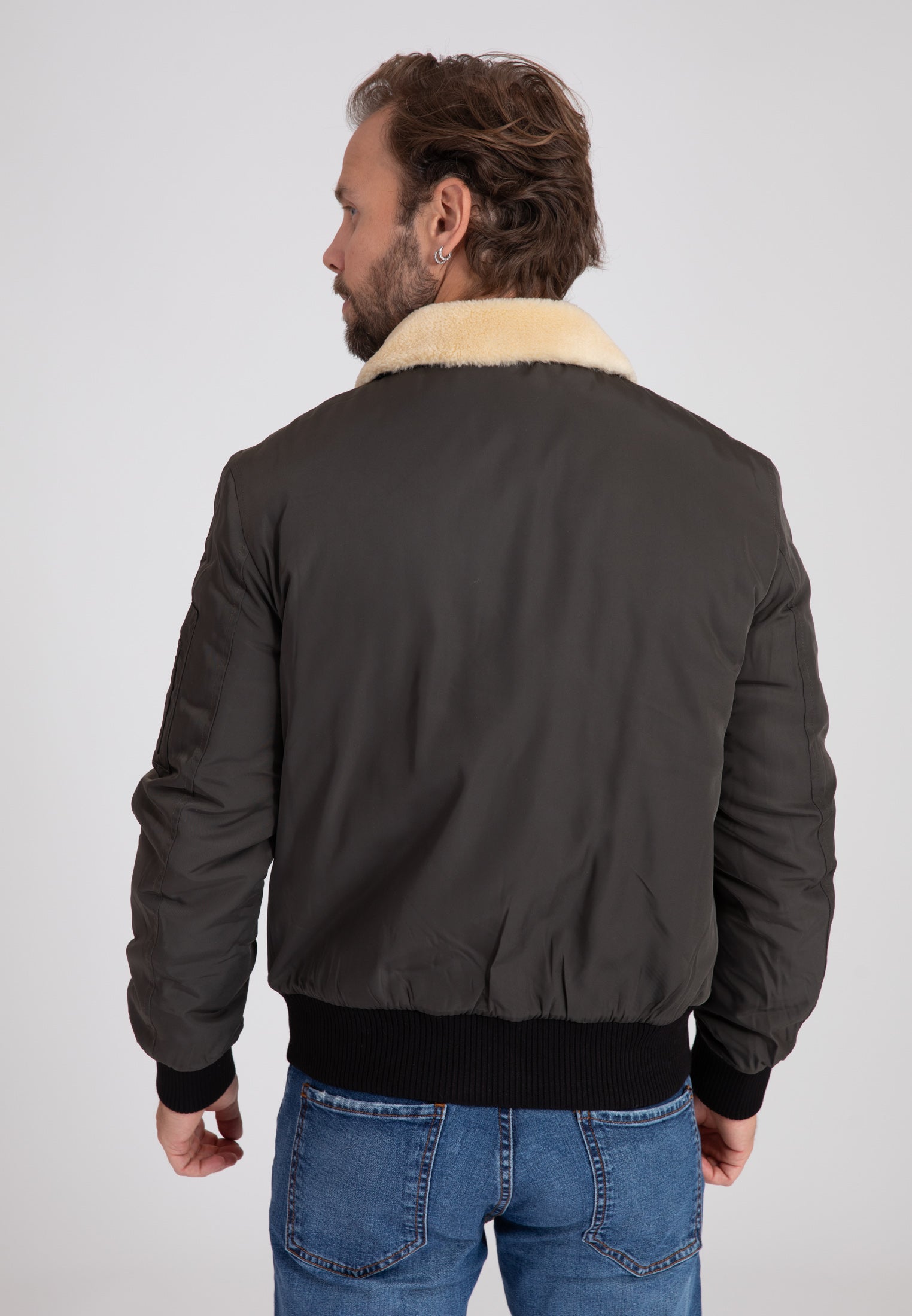 Versmold M Bomber Jacket in D.Khaki Vestes Bombers Original