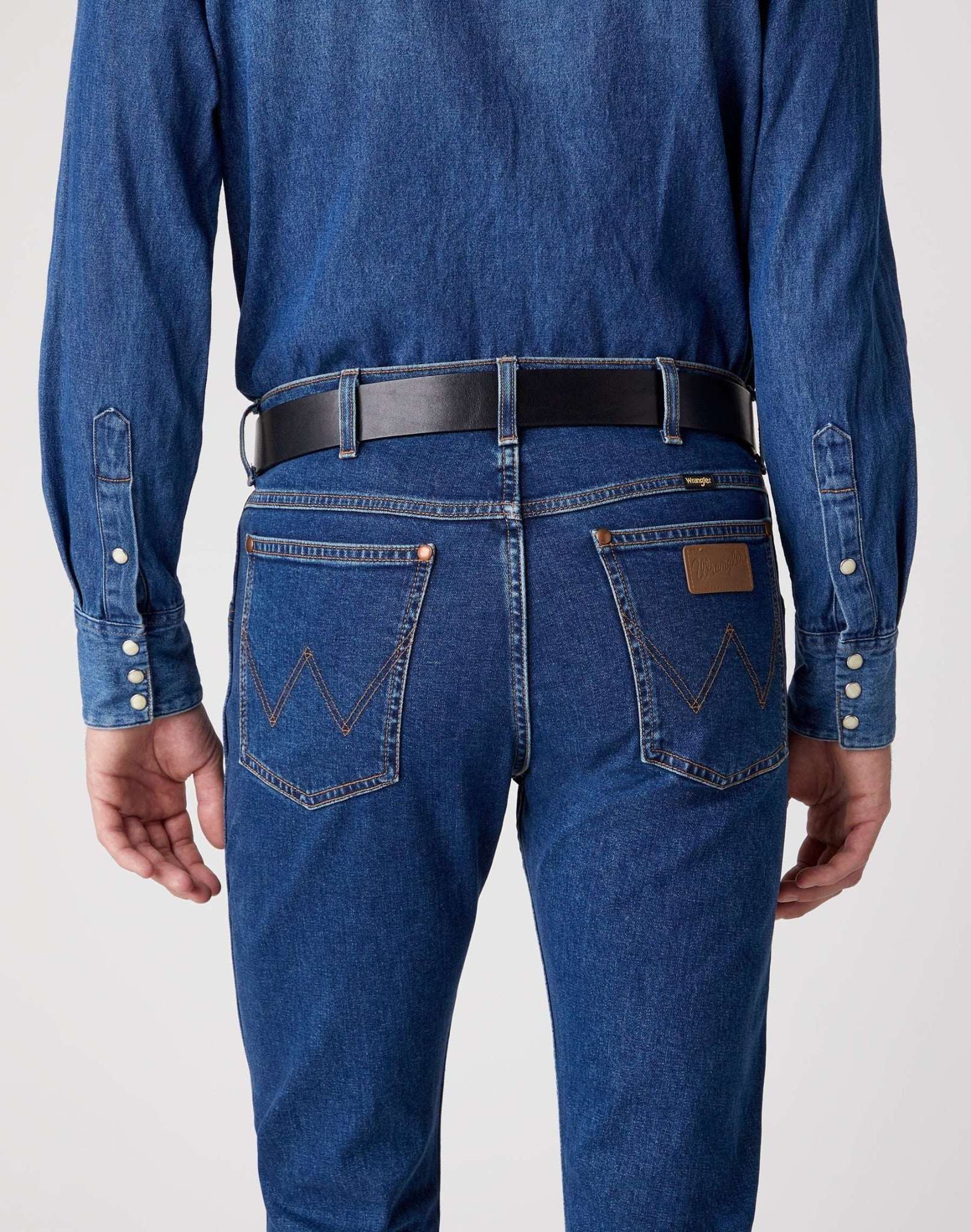 Câble Buckle Belt in Black Ceinture Wrangler