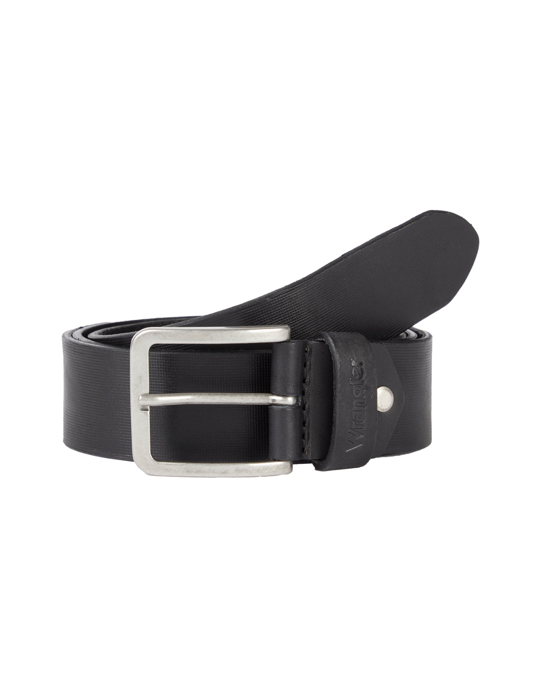 Structured Belt in Black Ceinture Wrangler