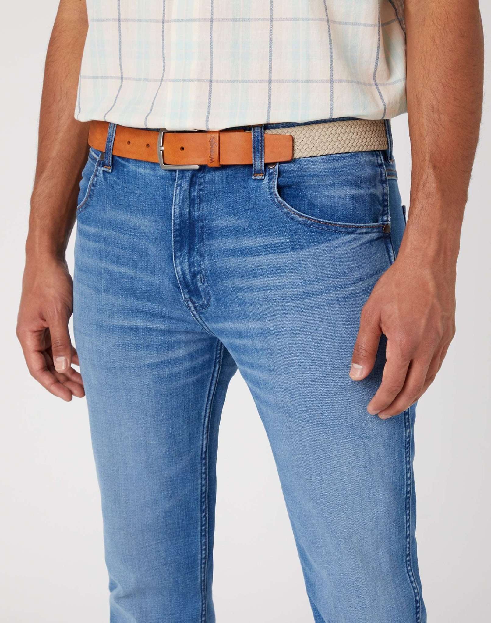 Webbing Belt in Peyote Beige Ceinture Wrangler