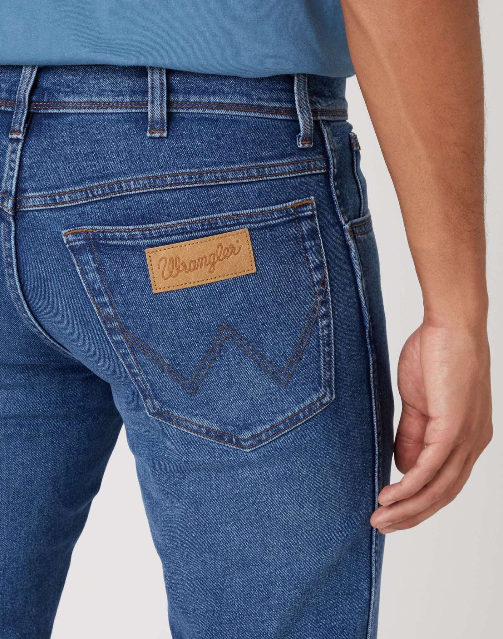 Texas Slim Low Stretch en jeans Cool Shade Wrangler