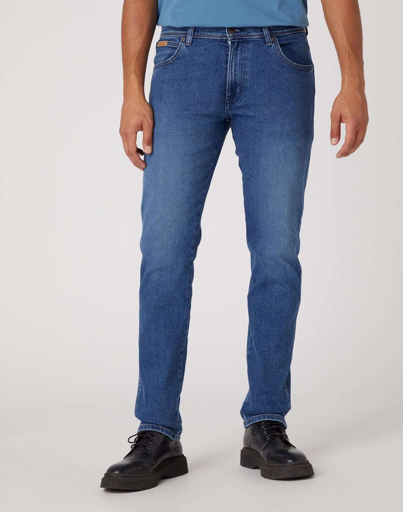 Texas Slim Low Stretch en jeans Cool Shade Wrangler