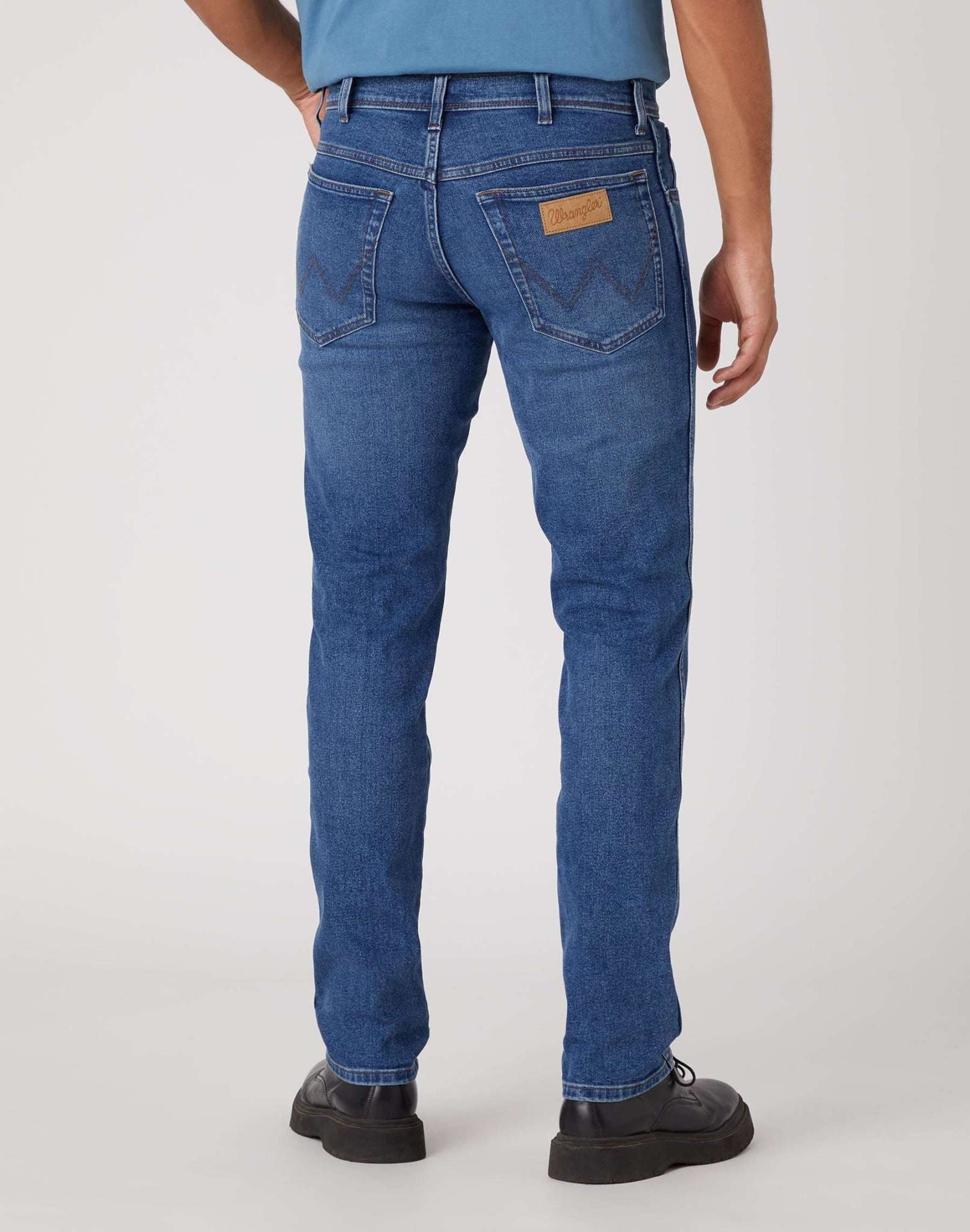 Texas Slim Low Stretch en jeans Cool Shade Wrangler