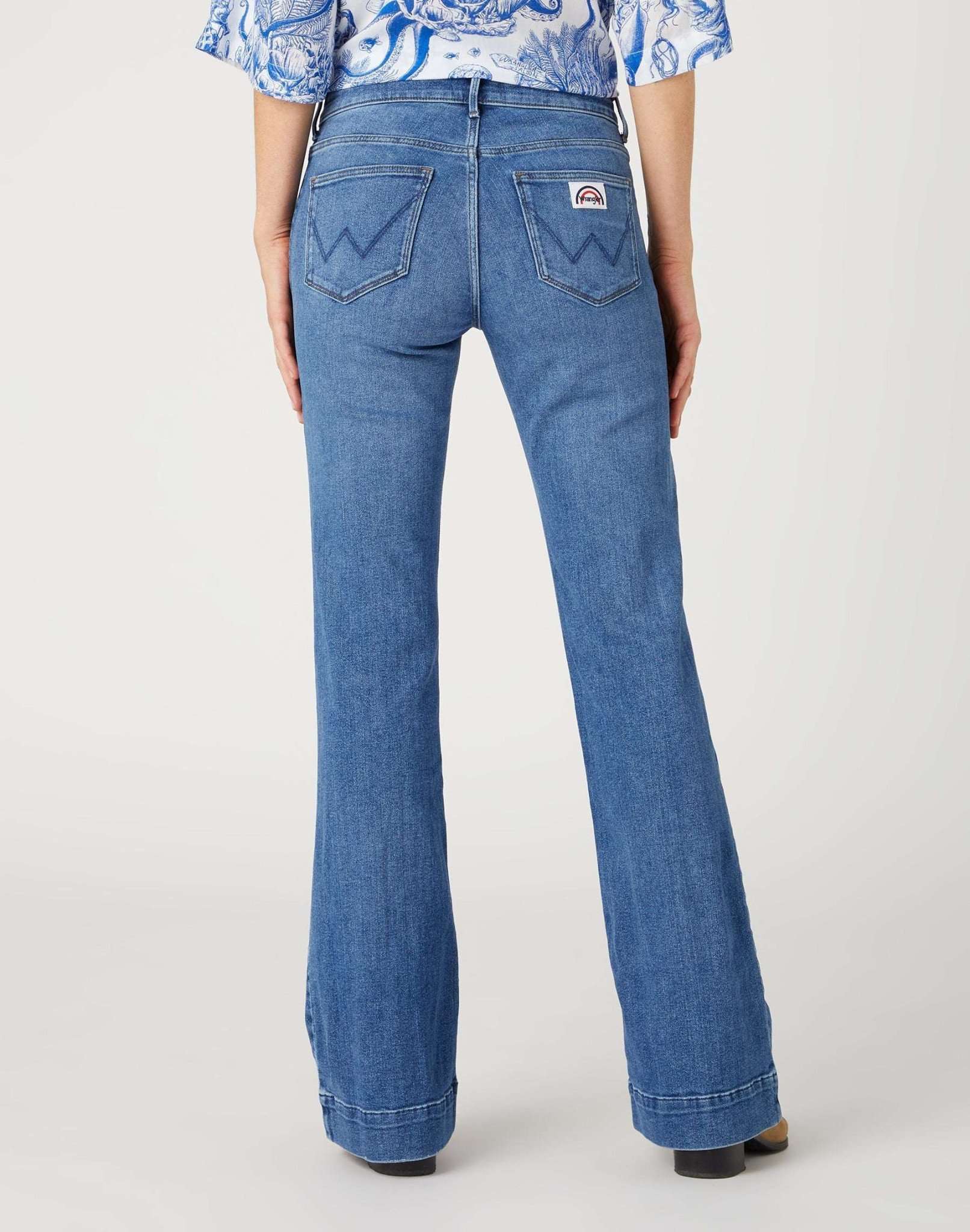 Flare en jeans Raven Wrangler