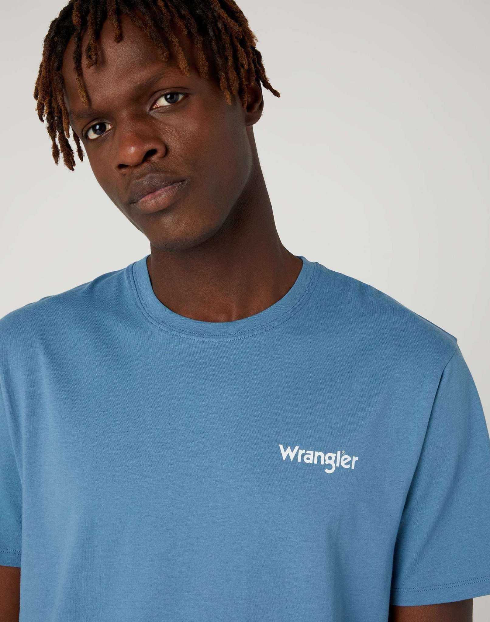 2Pack Sign Off Tee in Captains Blue T-shirts Wrangler