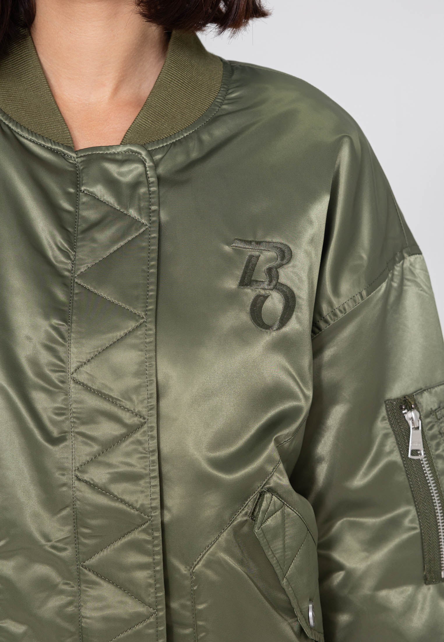 Bombardier Wavy U à Kaki Vestes Bombers Original