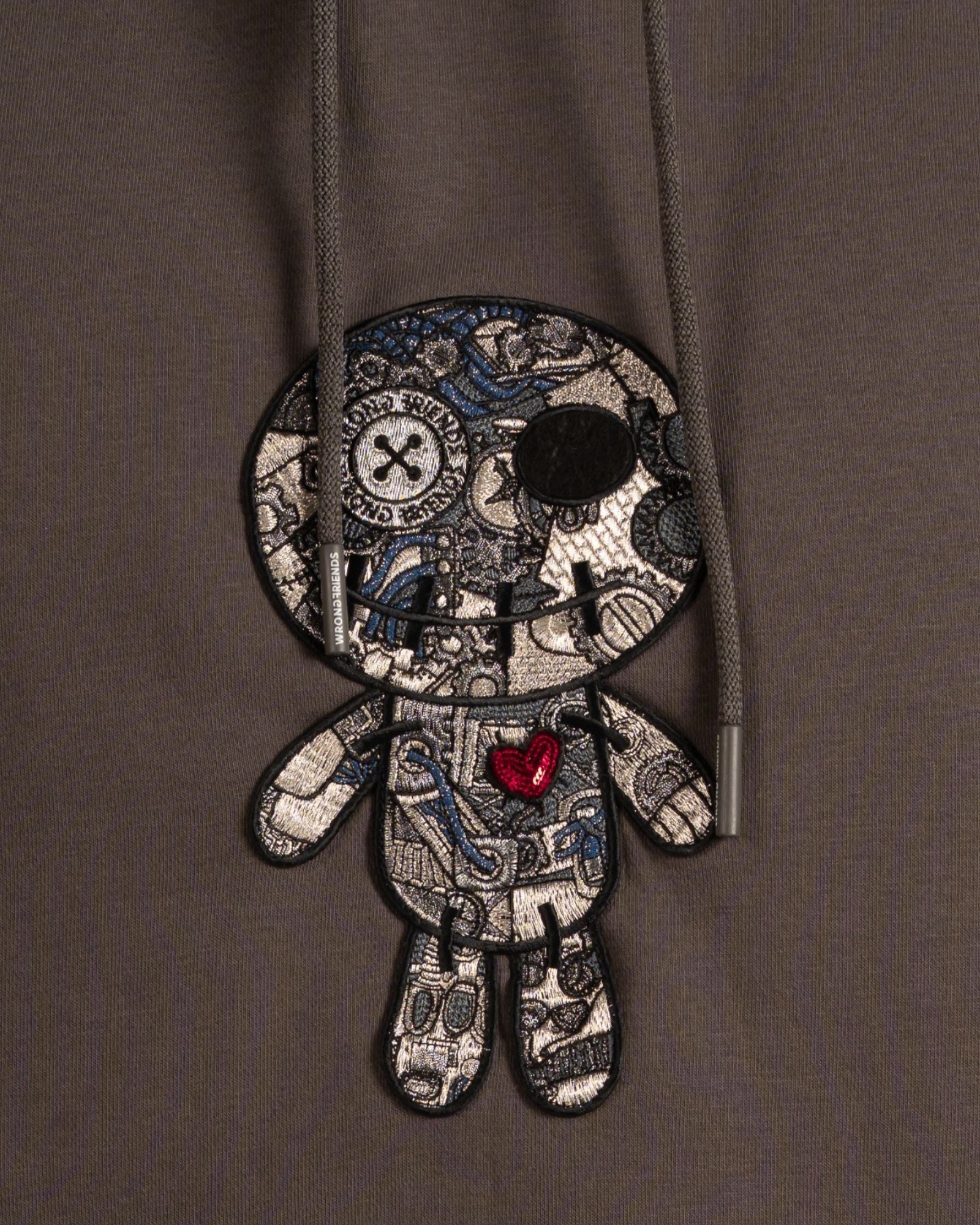 Sweat à capuche Ennis gris Sweat à capuche Wrong Friends