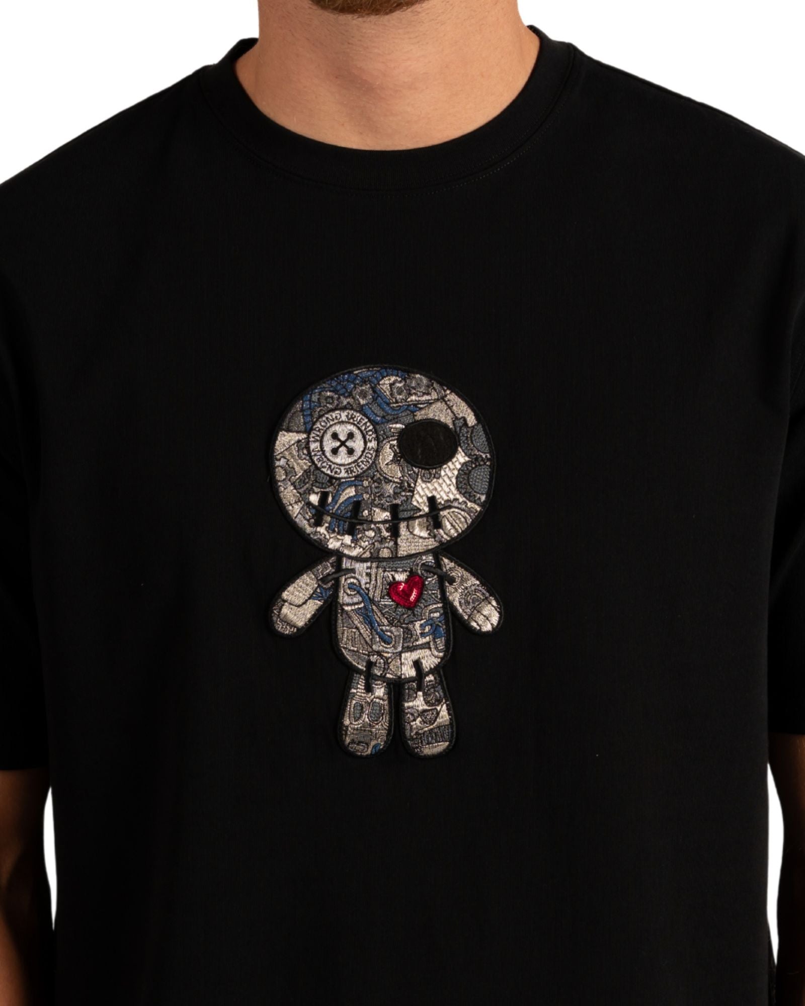 T-shirt Ennis en noir T-shirts Wrong Friends