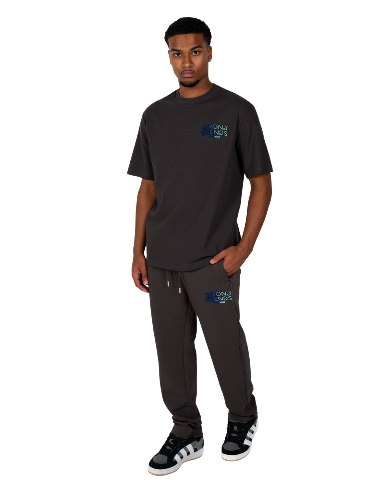 T-shirt Simi Valley gris/bleu T-shirts Wrong Friends