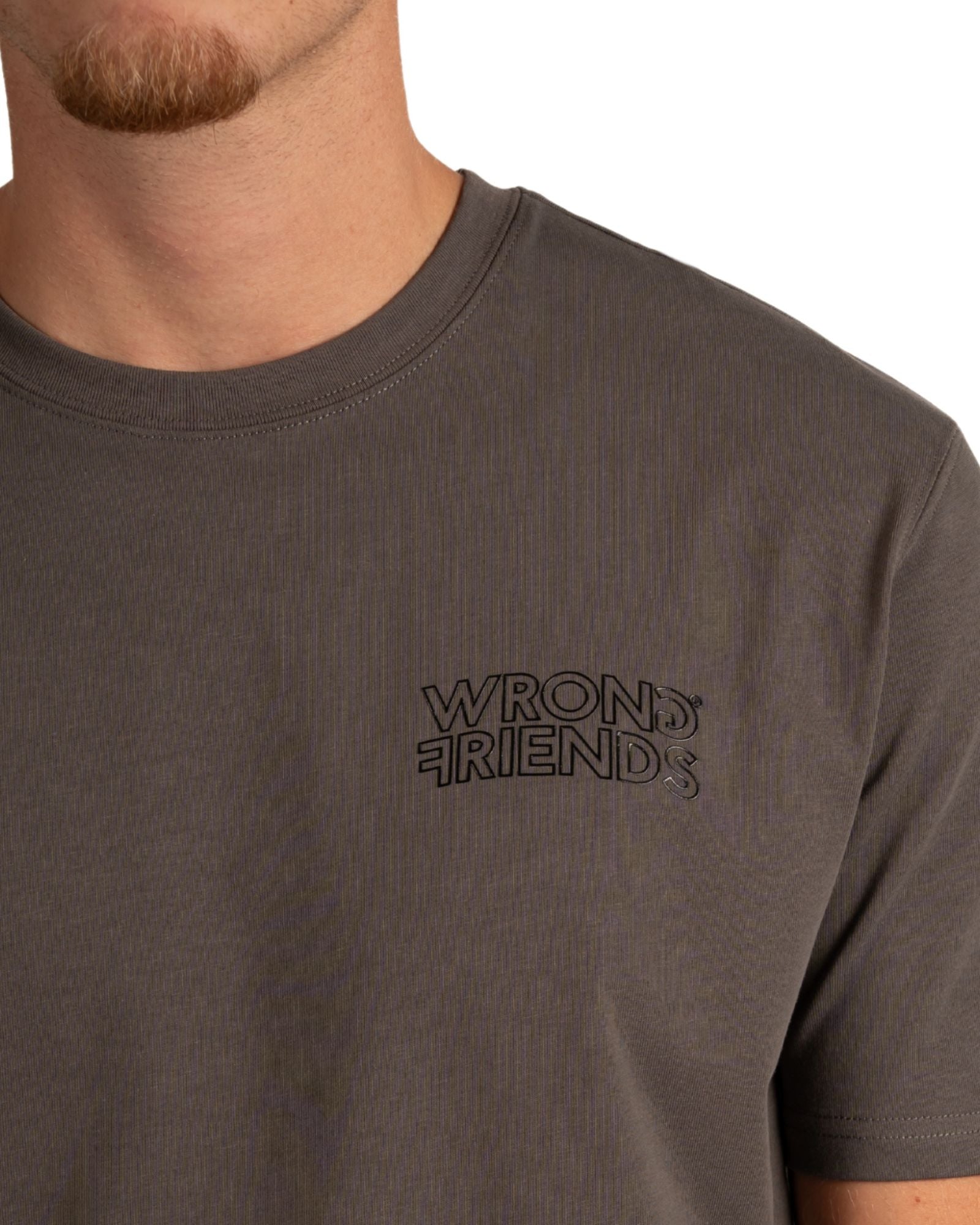 T-shirt Walden gris T-shirts Wrong Friends
