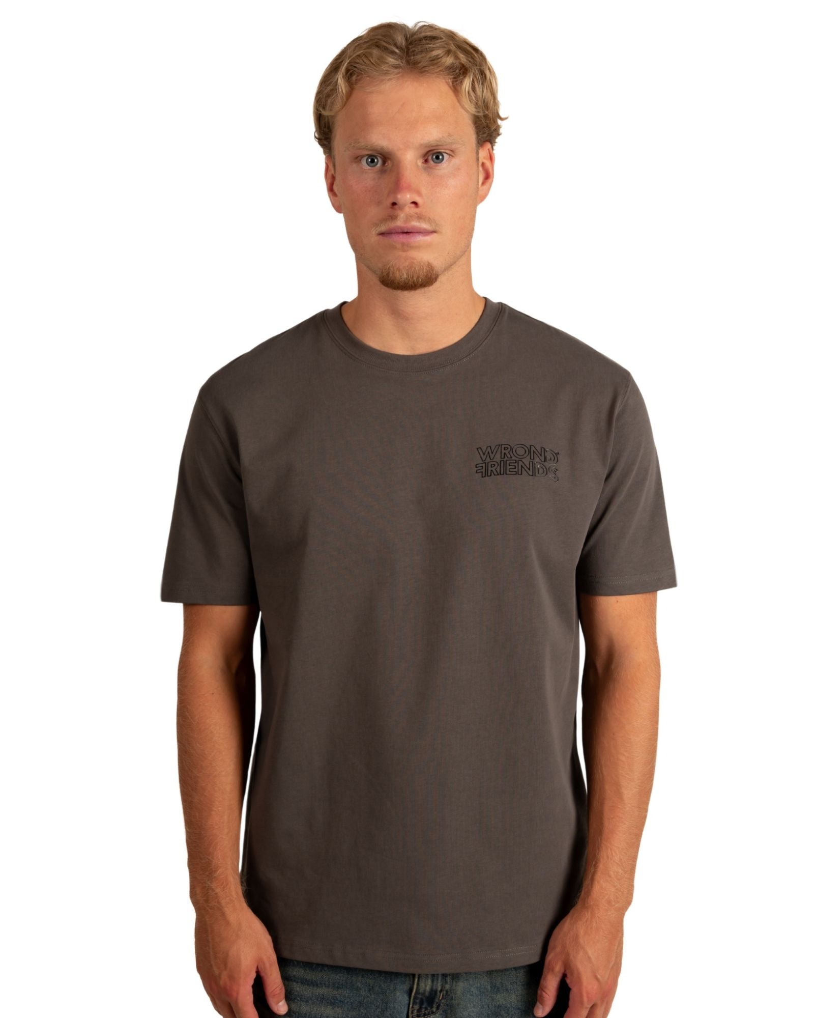T-shirt Walden gris T-shirts Wrong Friends