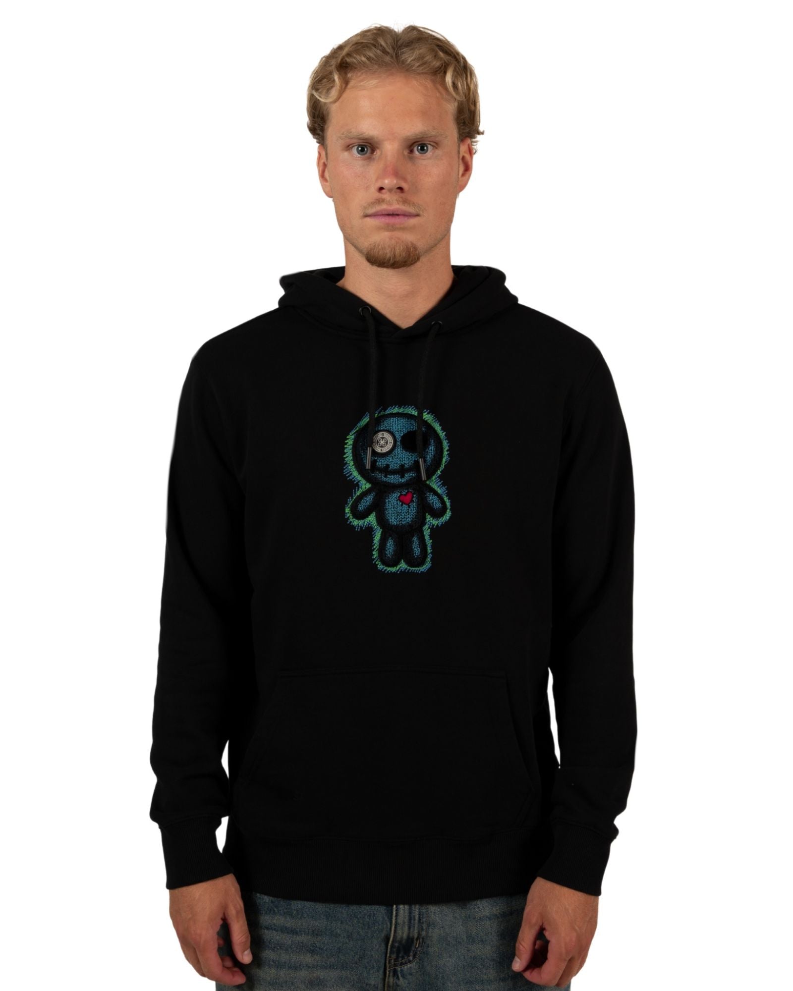 Sweat à capuche Williams noir Sweat à capuche Wrong Friends