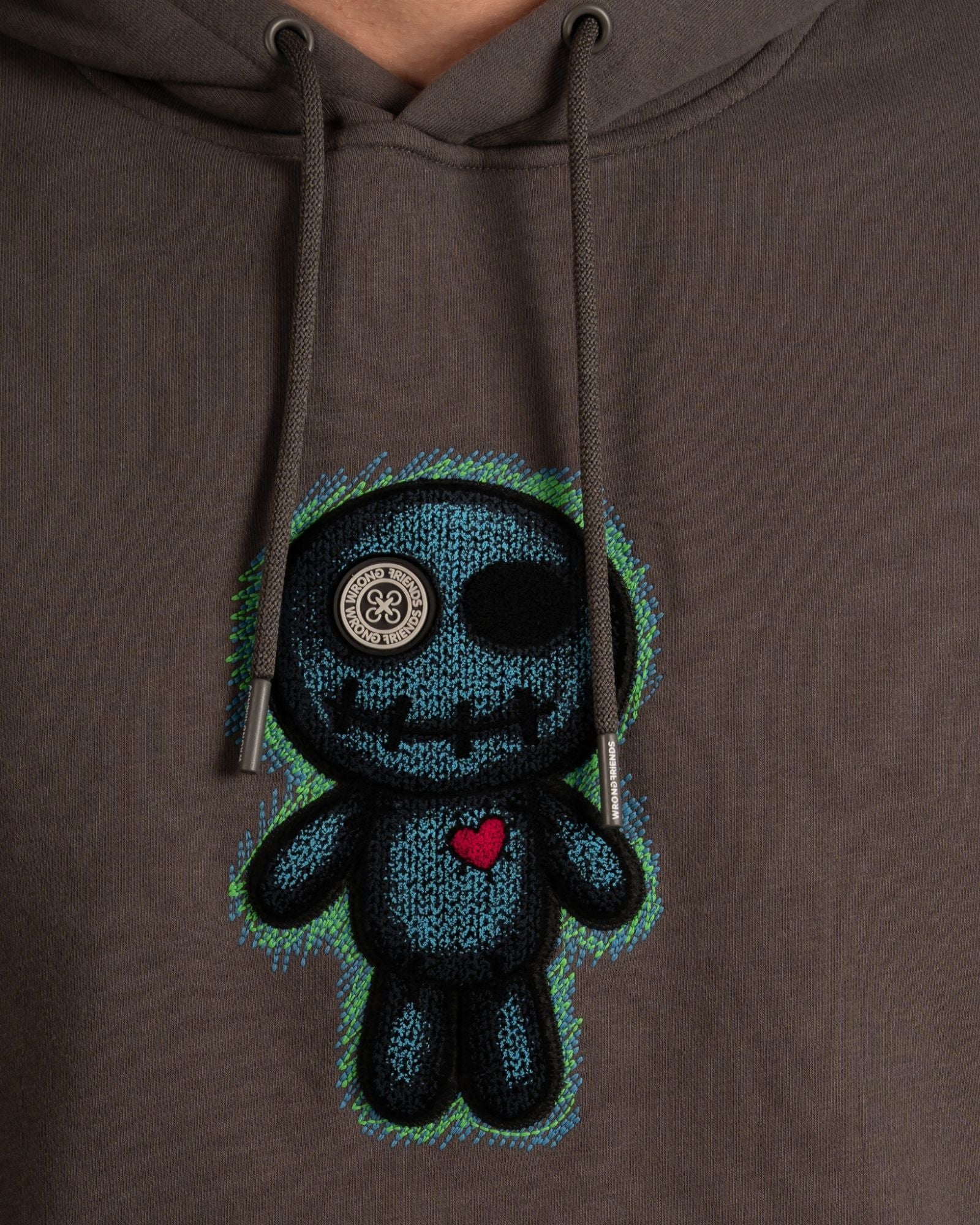 Sweat à capuche Williams gris Sweat à capuche Wrong Friends