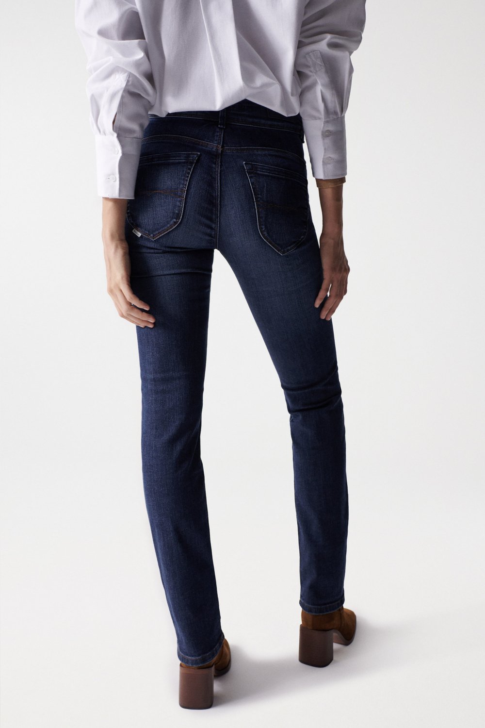 Jeans Secret Slim Push-In en Medium Wash Salsa Jeans