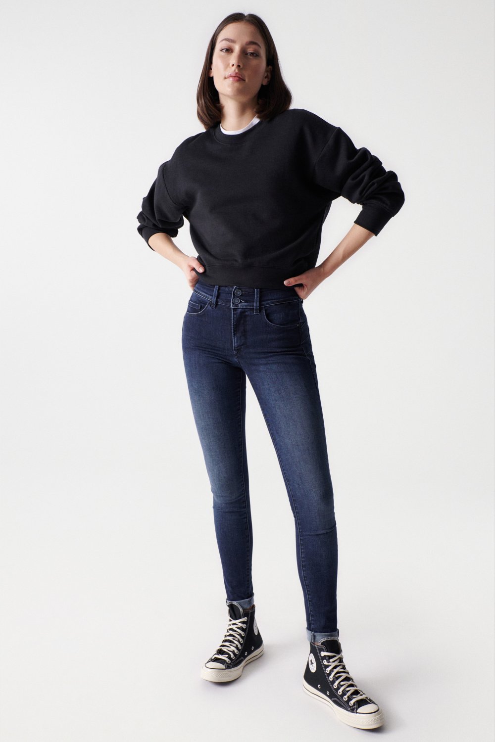 Secret Skinny Push-In en jean Rinse Wash Salsa Jeans
