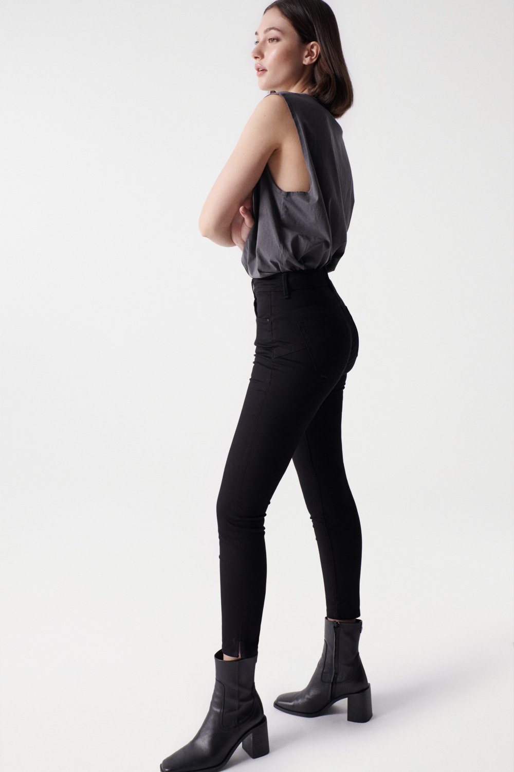 Secret Glamour Push-In en jean noir Salsa Jeans