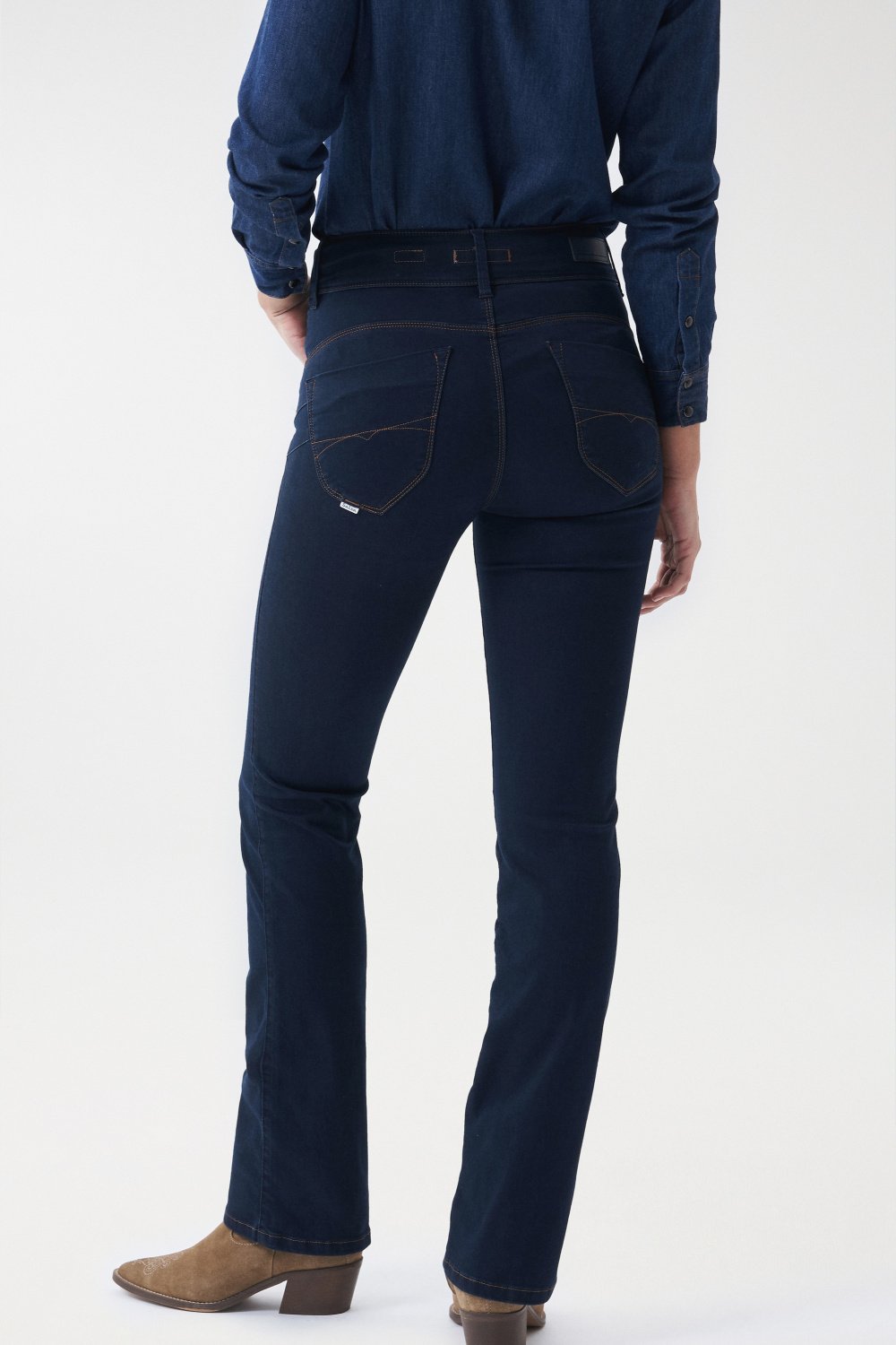 Secret Bootcut Push-In en jean Rinse Wash Salsa Jeans