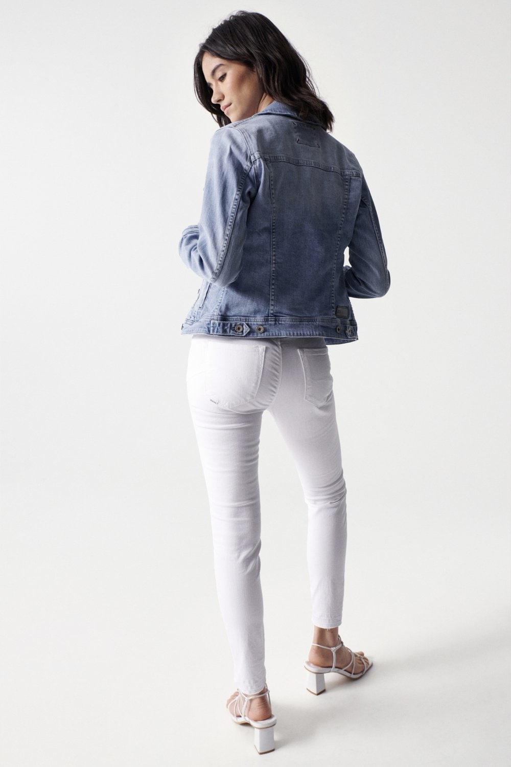 Veste Denim Trucker dans Vestes Medium Light Salsa Jeans