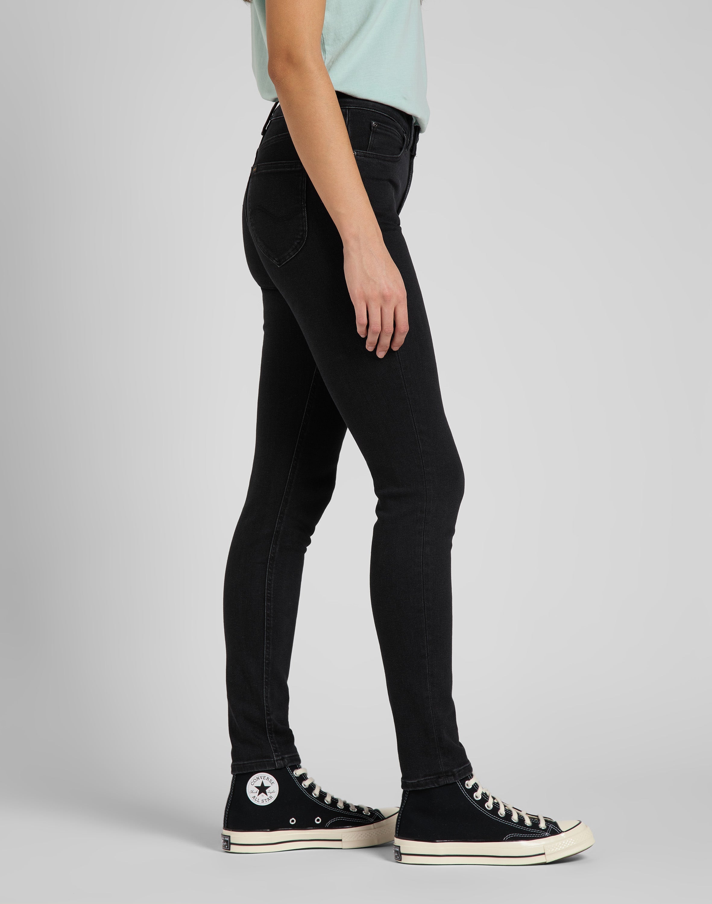 Foreverfit en jean noir Avery Lee