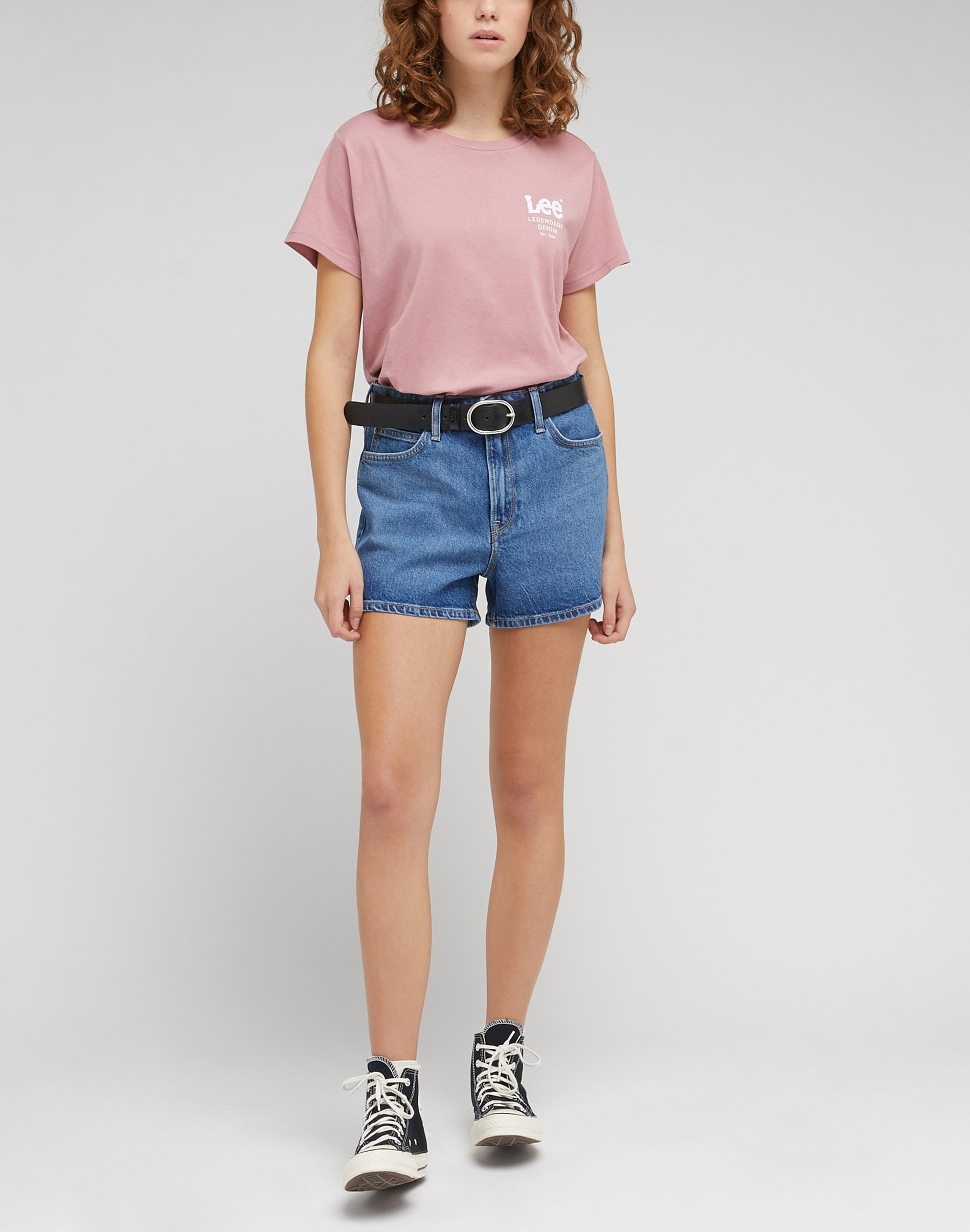Carol Short en jean bleu speed Lee