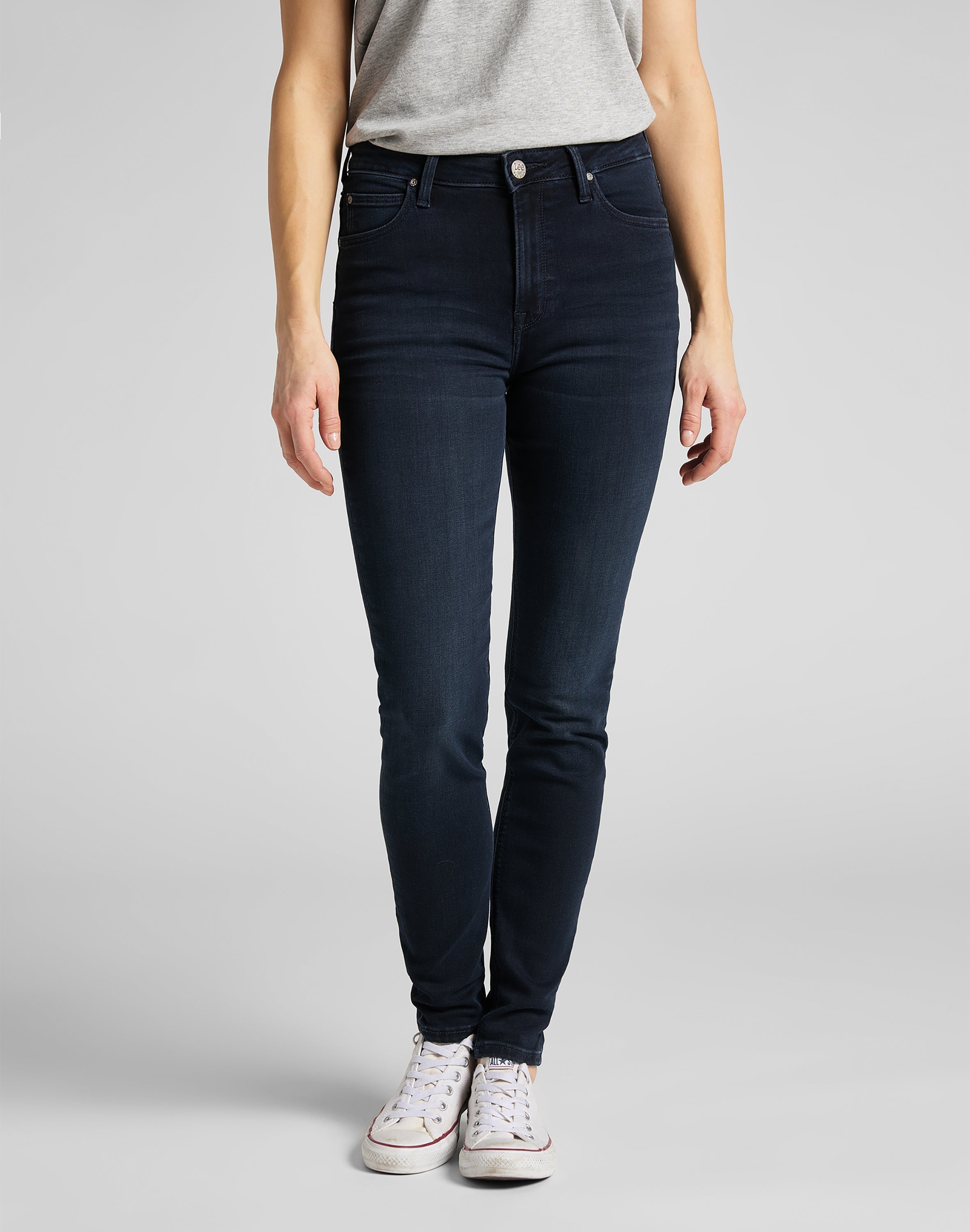 Jeans Scarlett High in Worn Ebony Lee