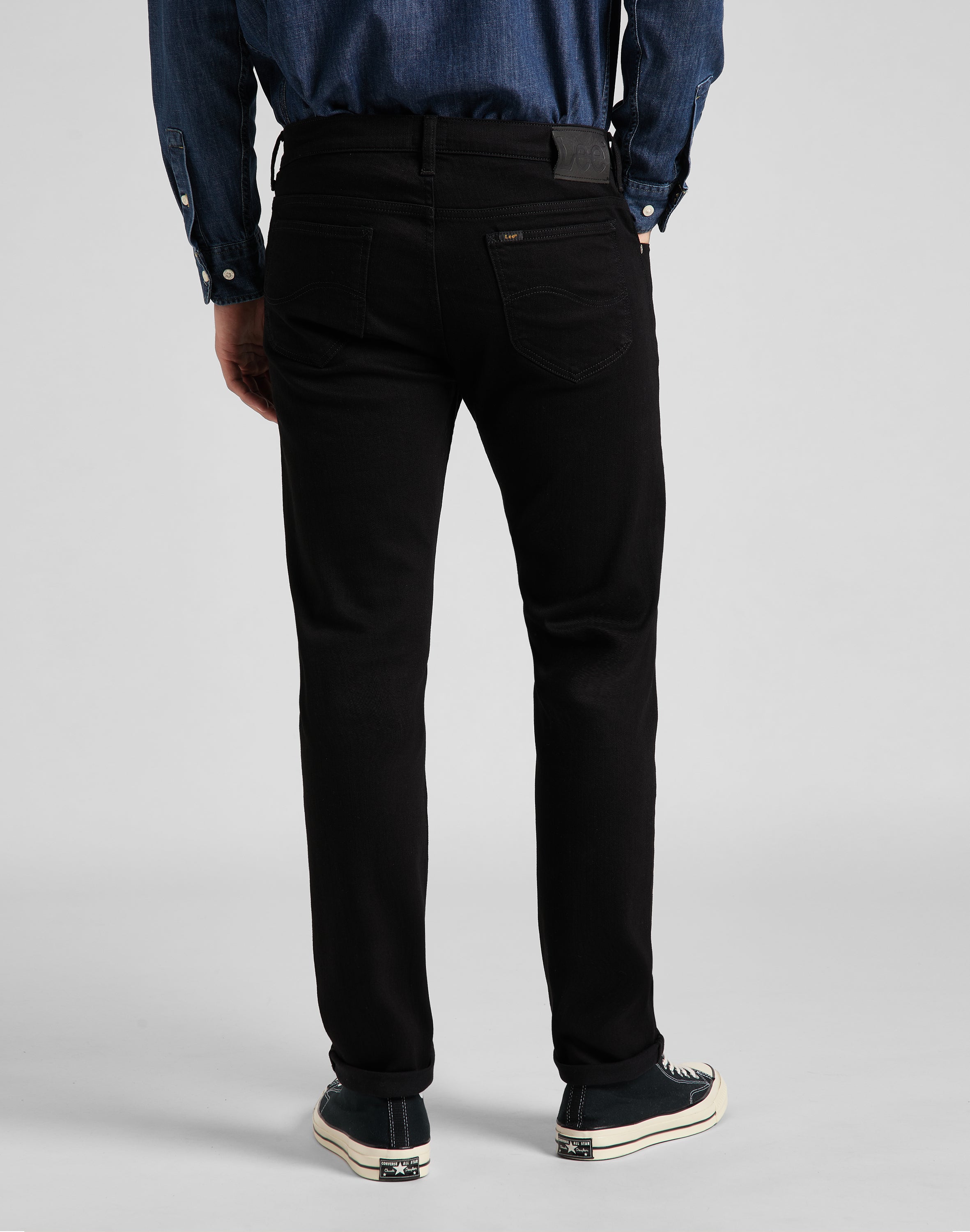 Rider en jeans Clean Black Lee