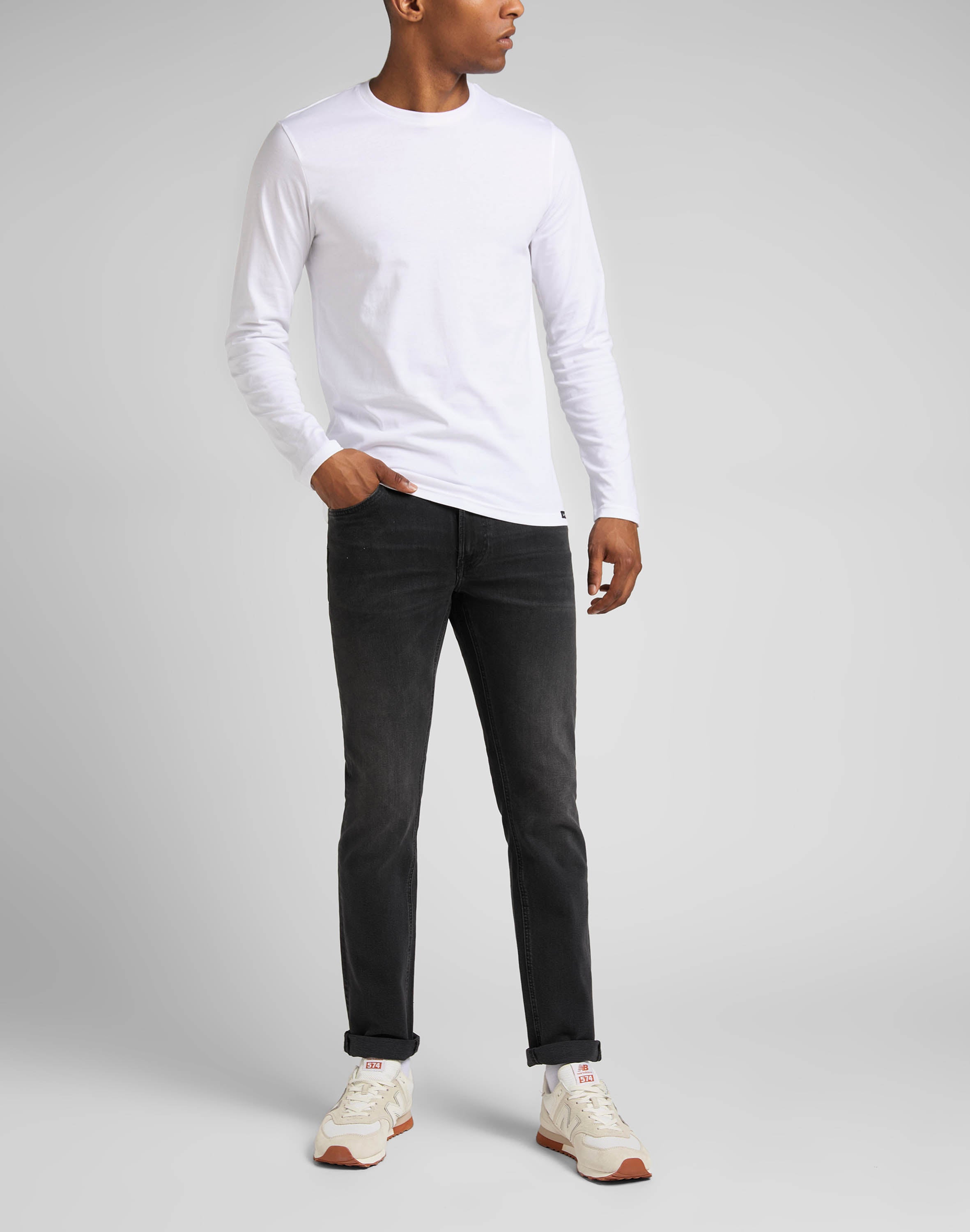 Daren Zip Fly en jeans Asphalt Rocker Lee