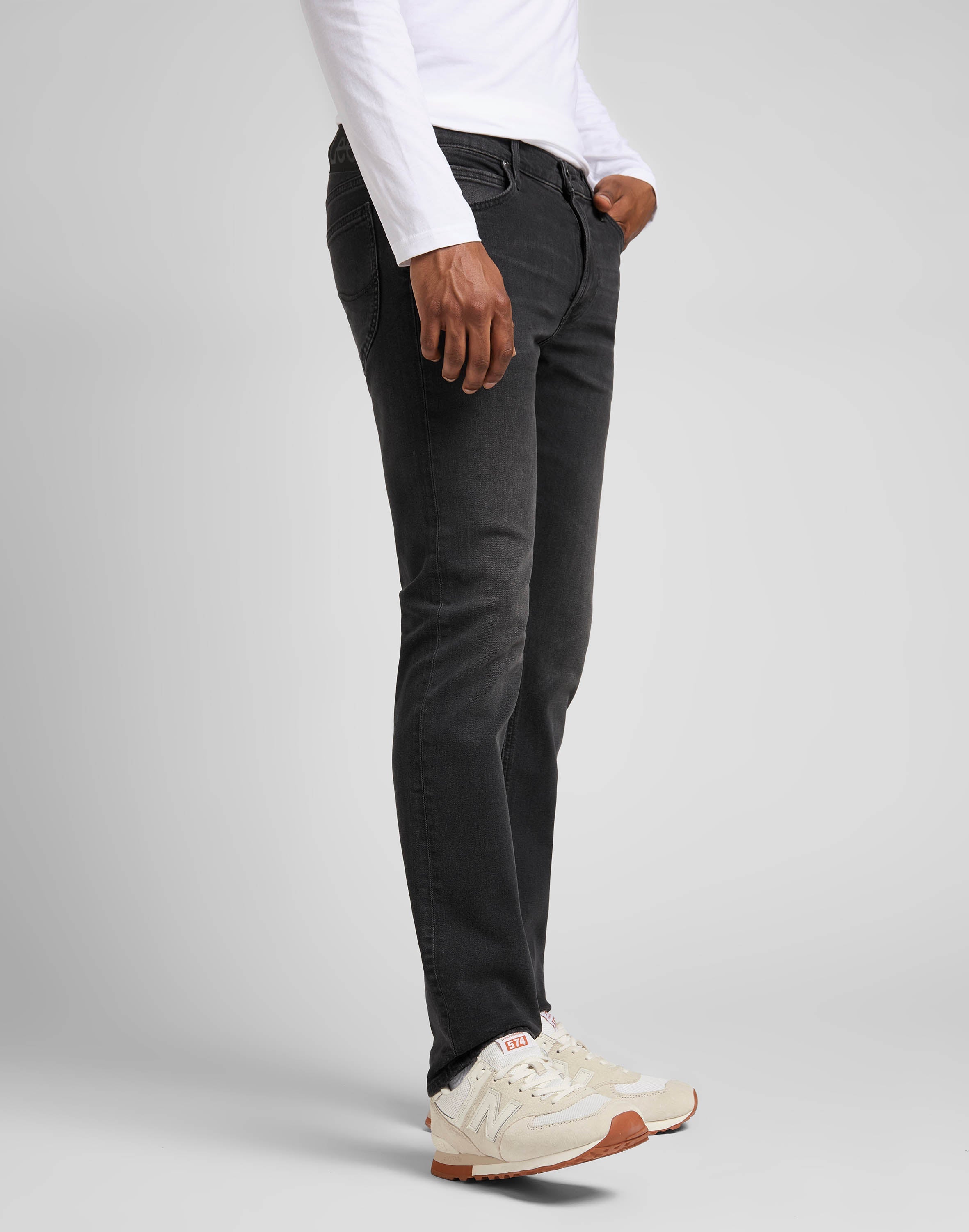 Daren Zip Fly en jeans Asphalt Rocker Lee