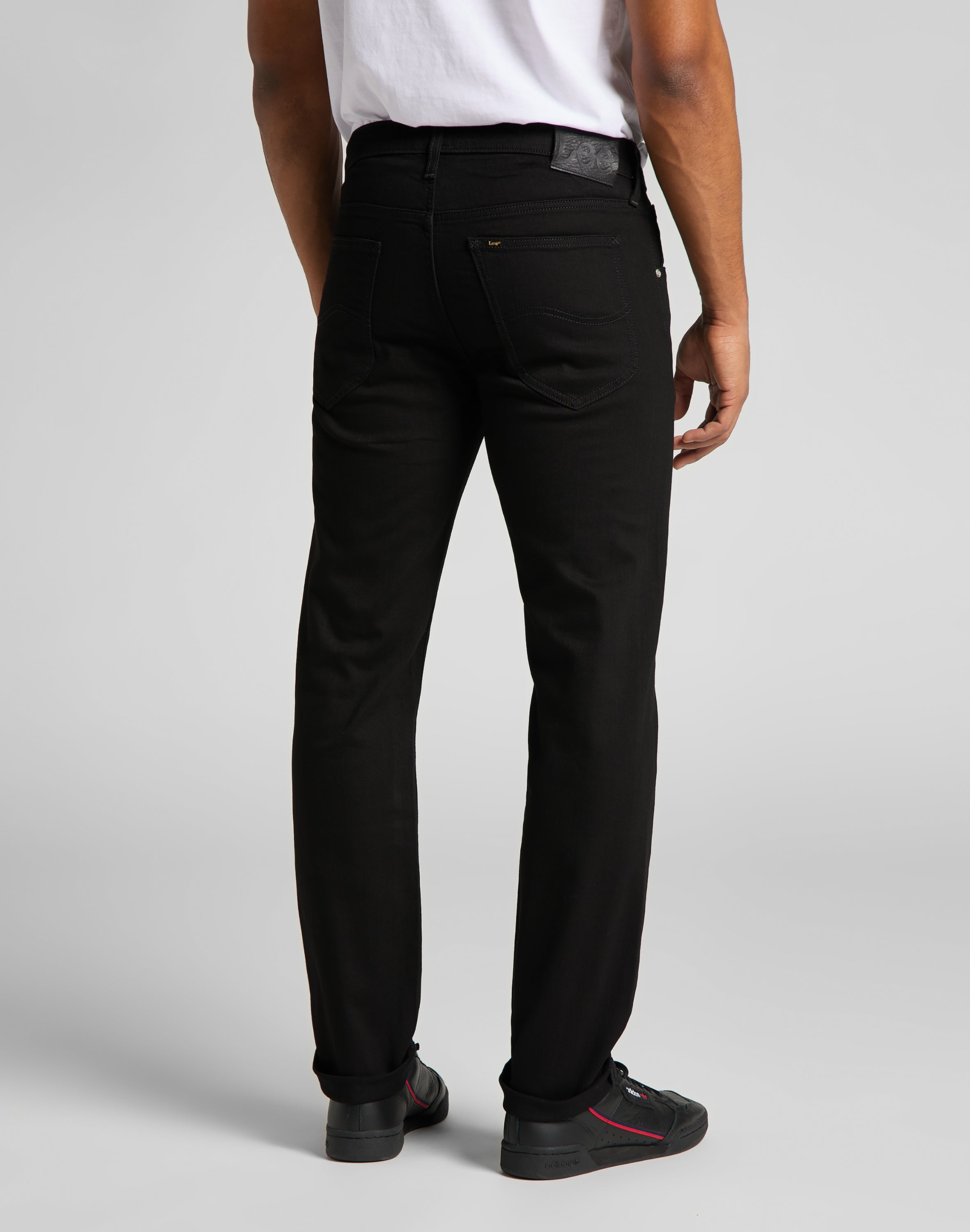 Daren Zip Fly en jeans Clean Black Lee