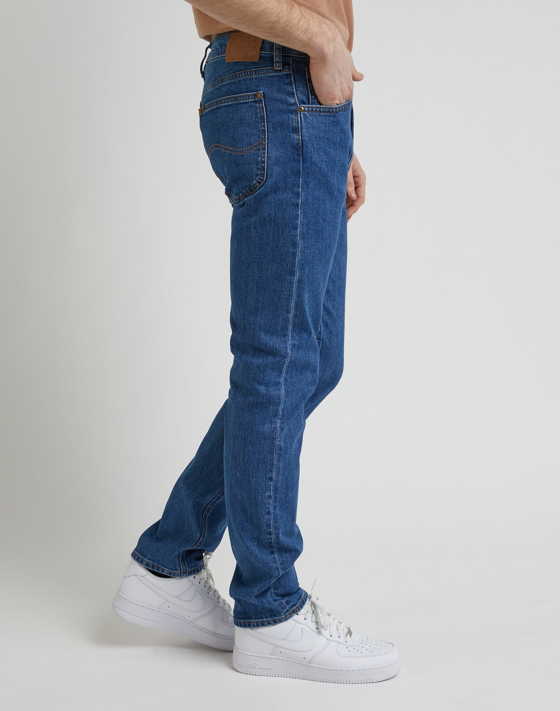 Daren Zip Fly en jeans Stoneage Mid Lee