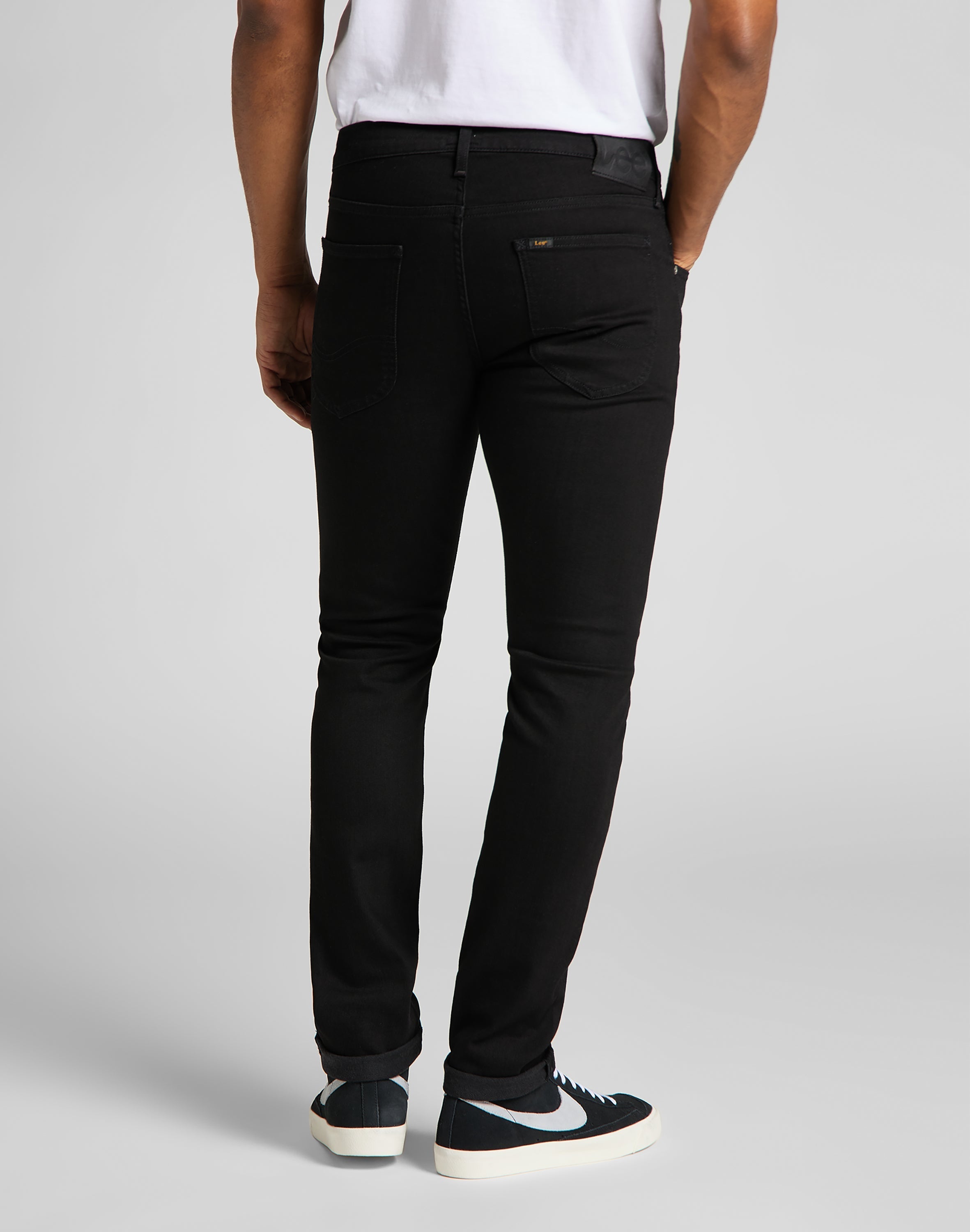 Jeans Luke Low Stretch en Clean Black Lee