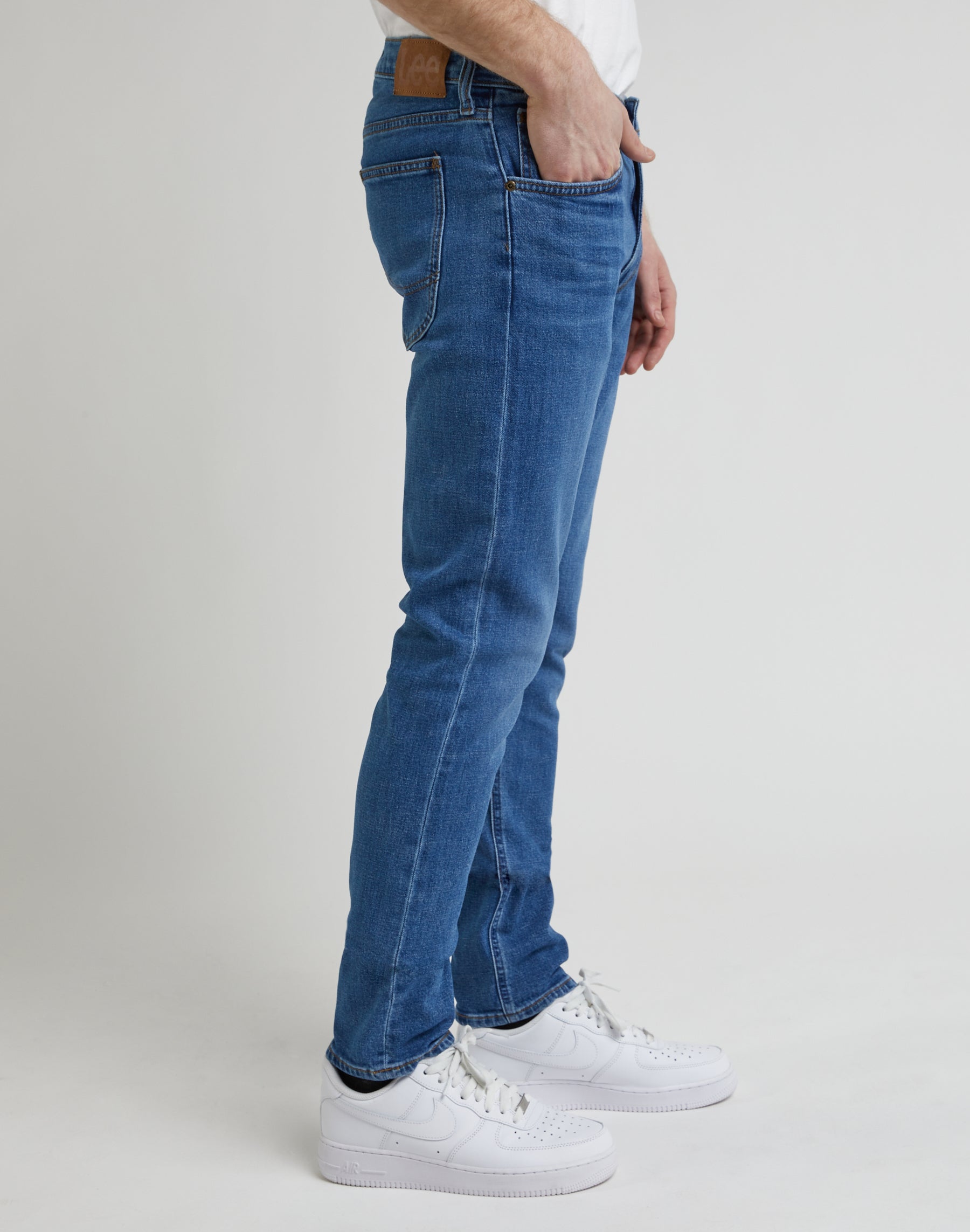 Luke en jeans Blue Shadow Mid Lee