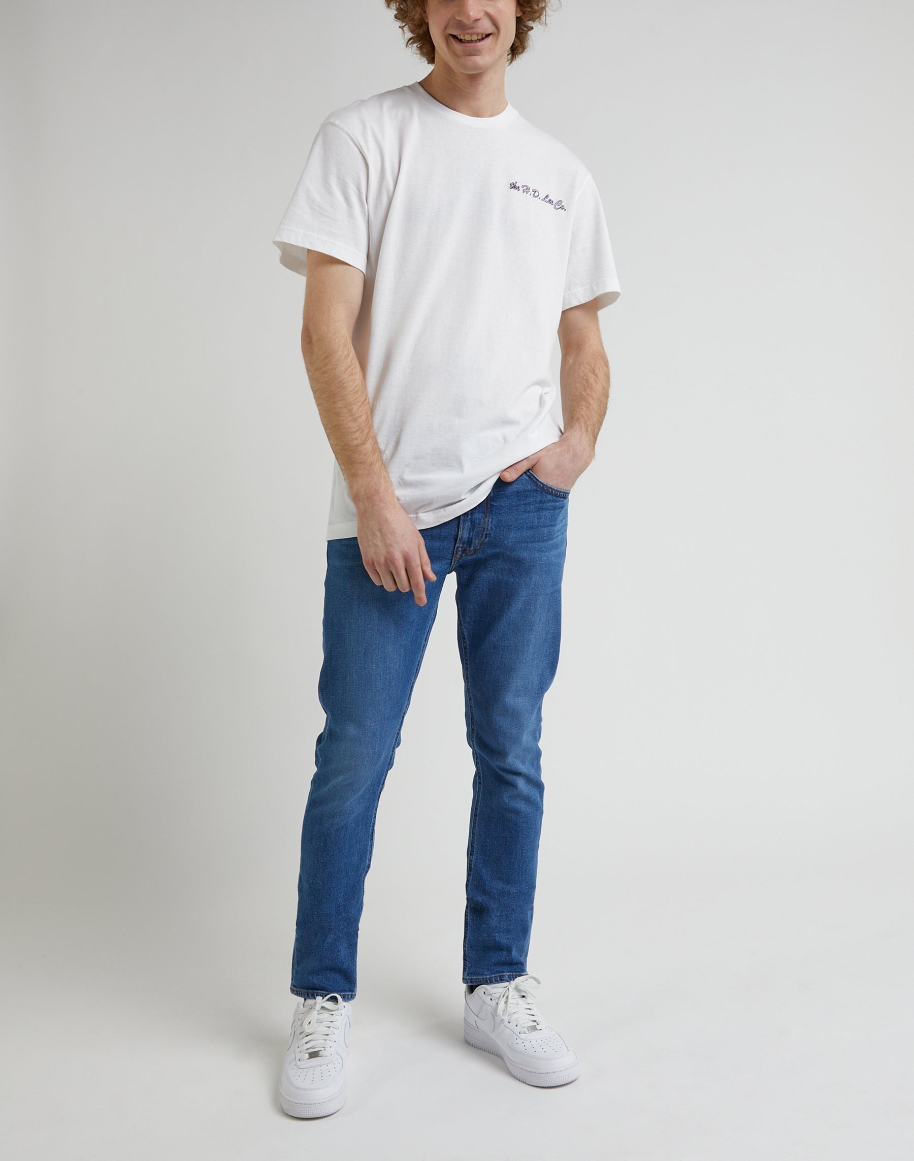 Luke en jeans Blue Shadow Mid Lee