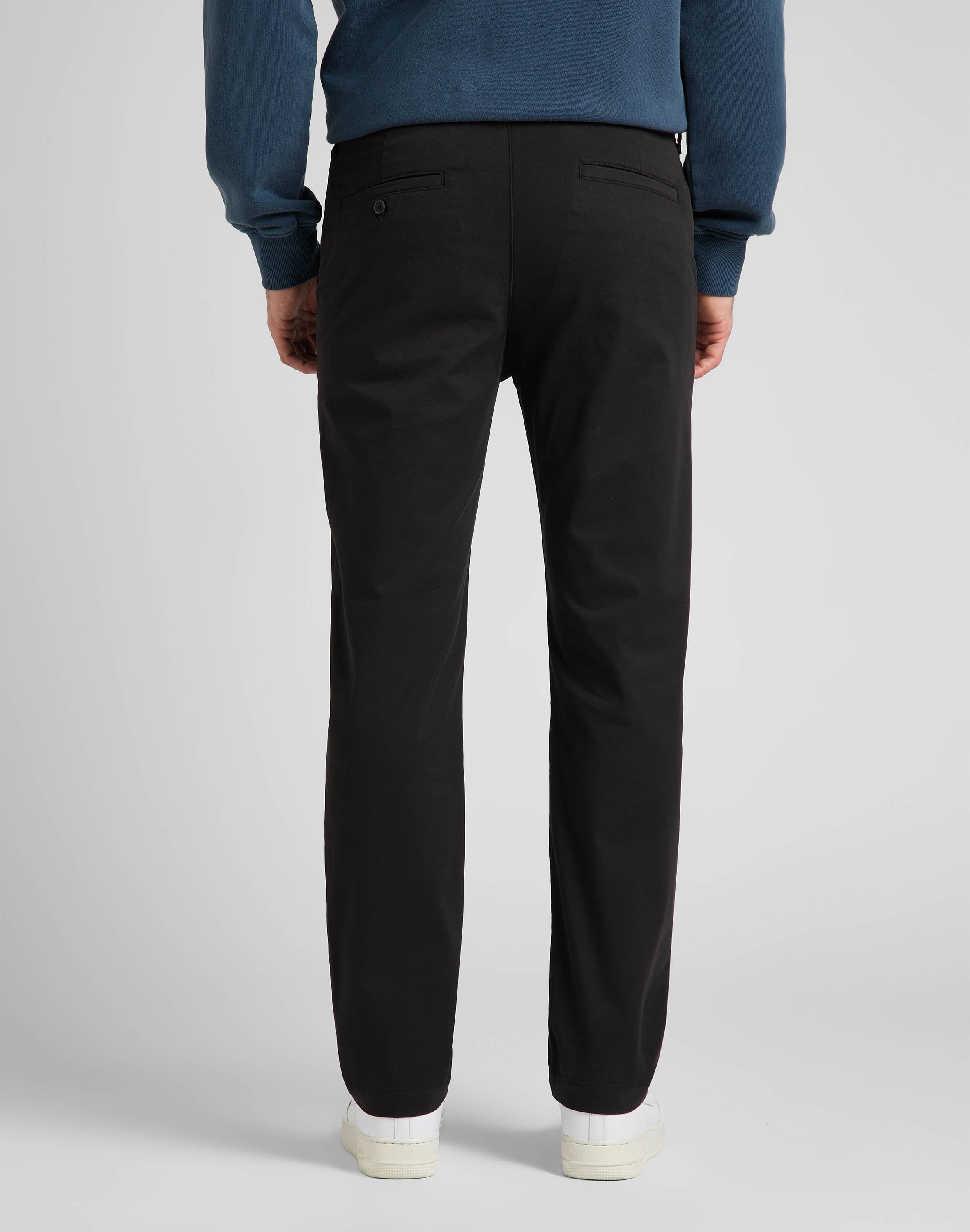 Regular Chino in Black Pantalon Lee