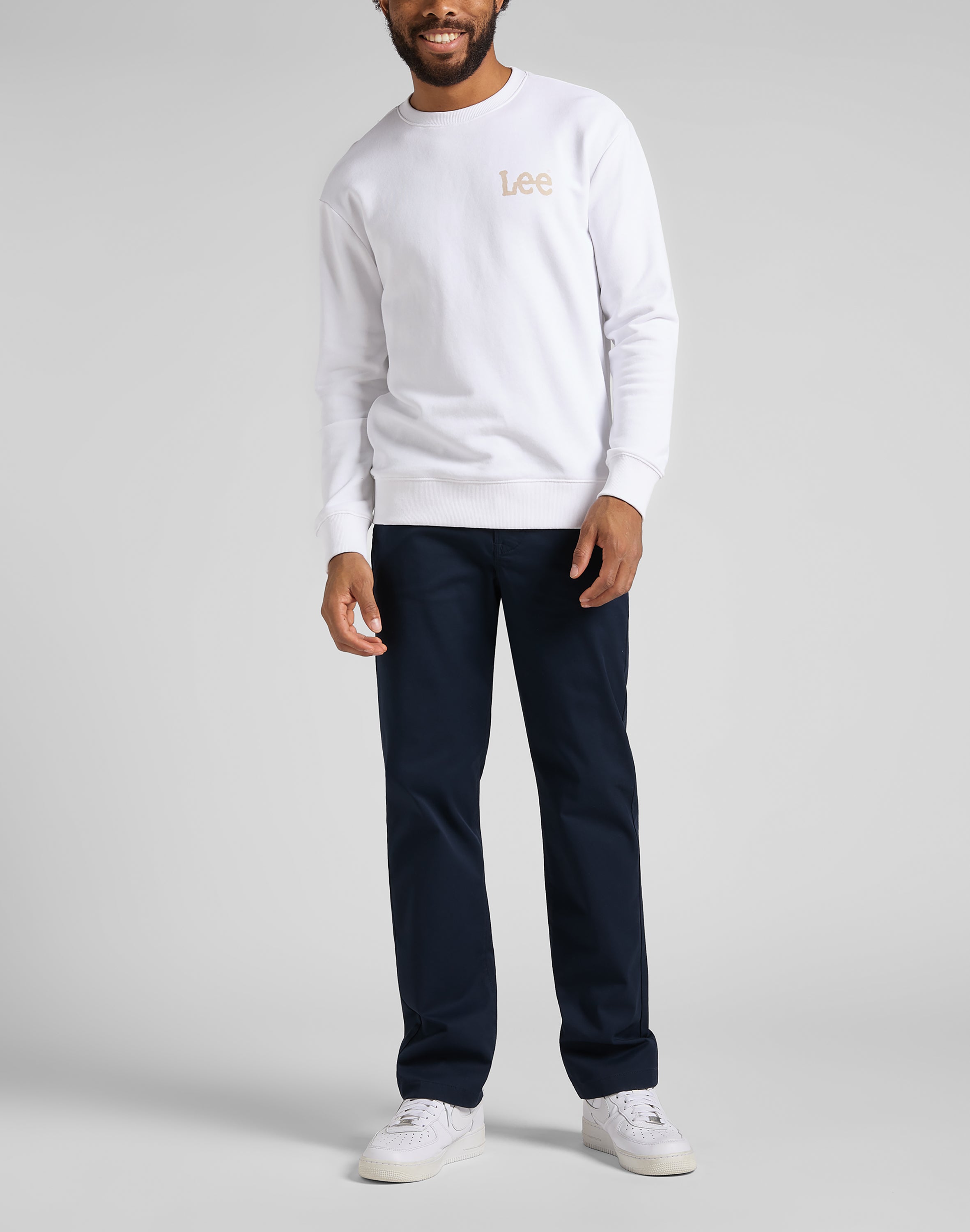 Regular Chino in Deep Navy Pantalon Lee