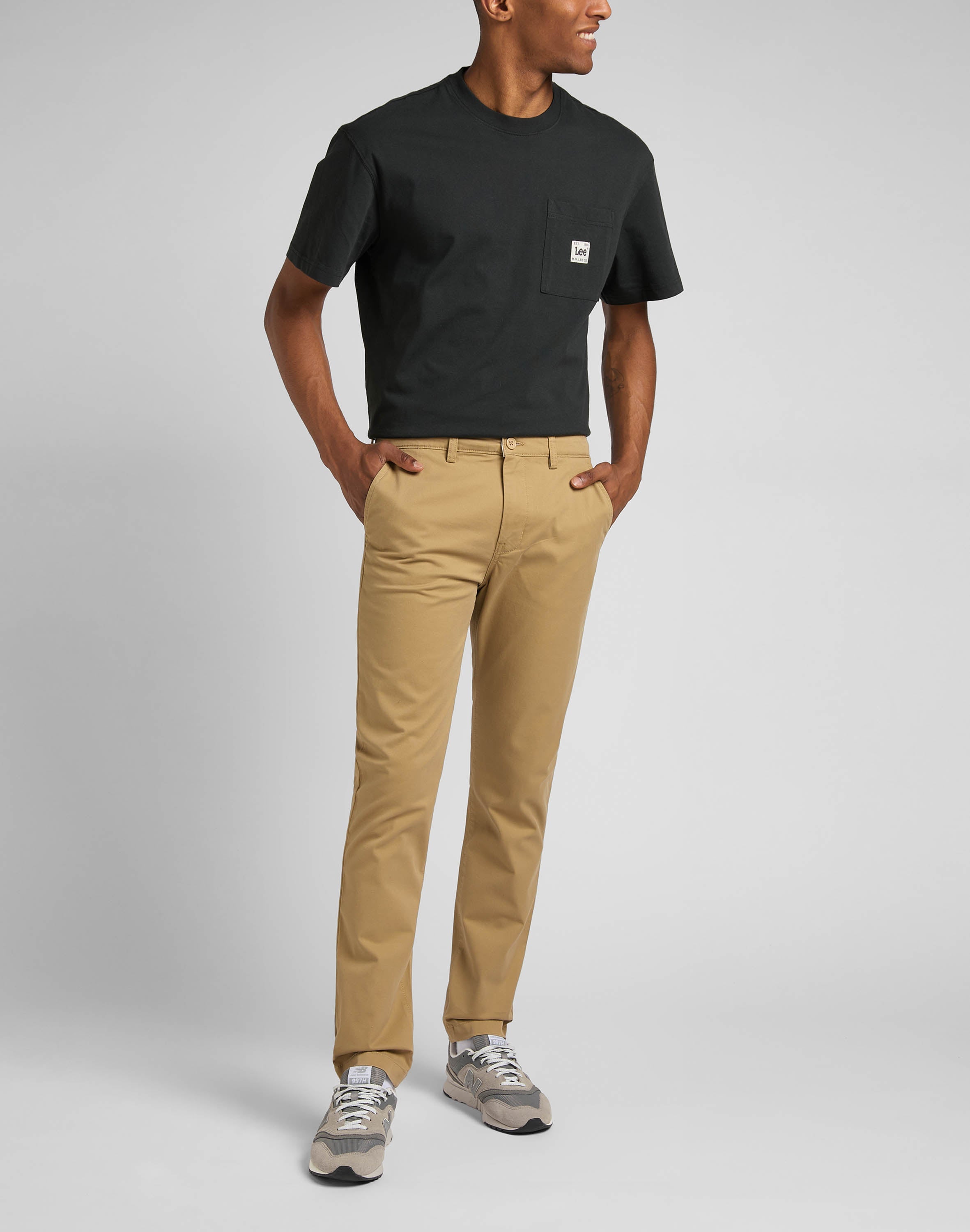 Slim Chino dans Pantalon Clay Lee