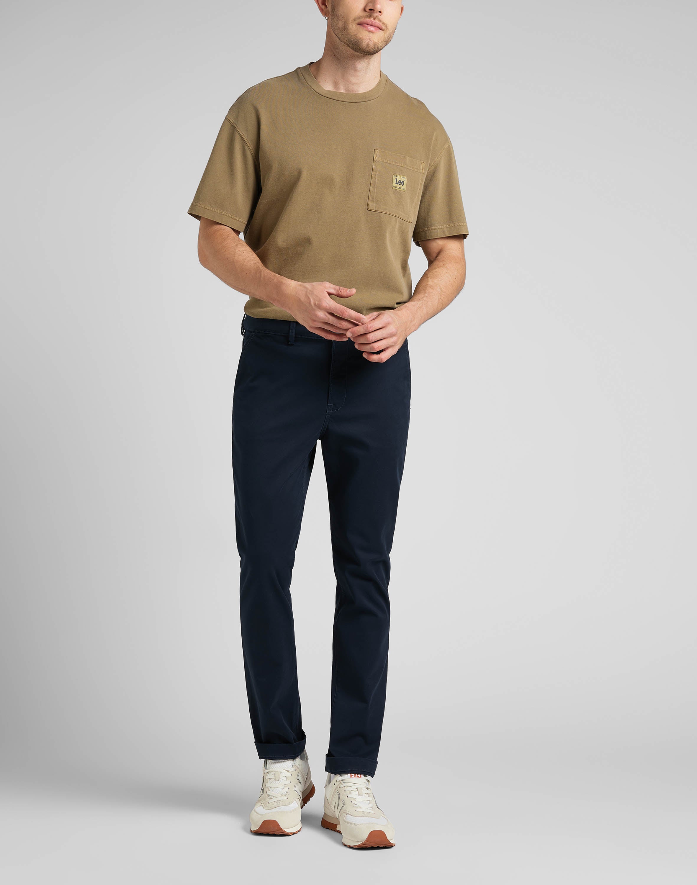 Slim Chino en Deep Navy Pantalon Lee