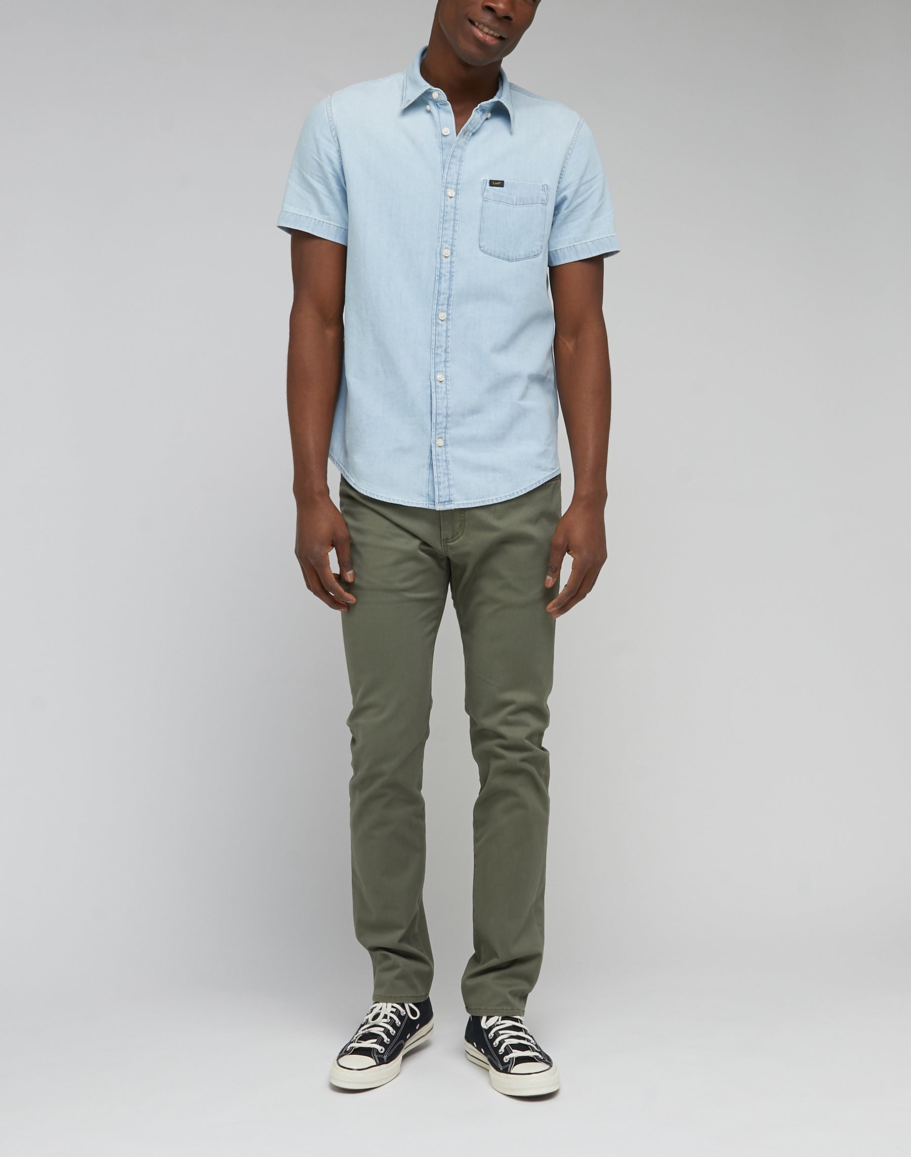 Pantalon Slim Fit MVP en Muted Olive Lee