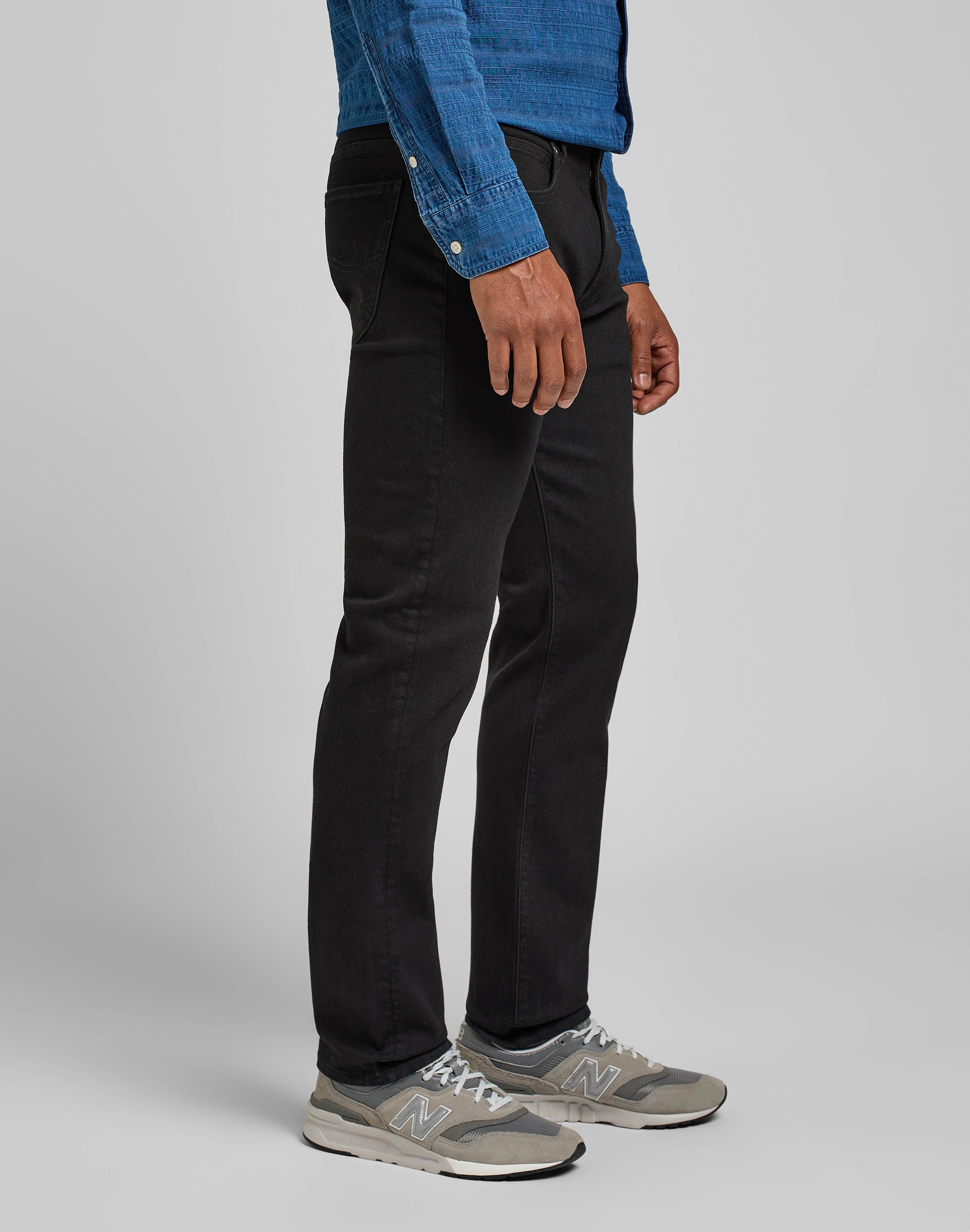 Slim Fit MVP en jeans noirs Lee
