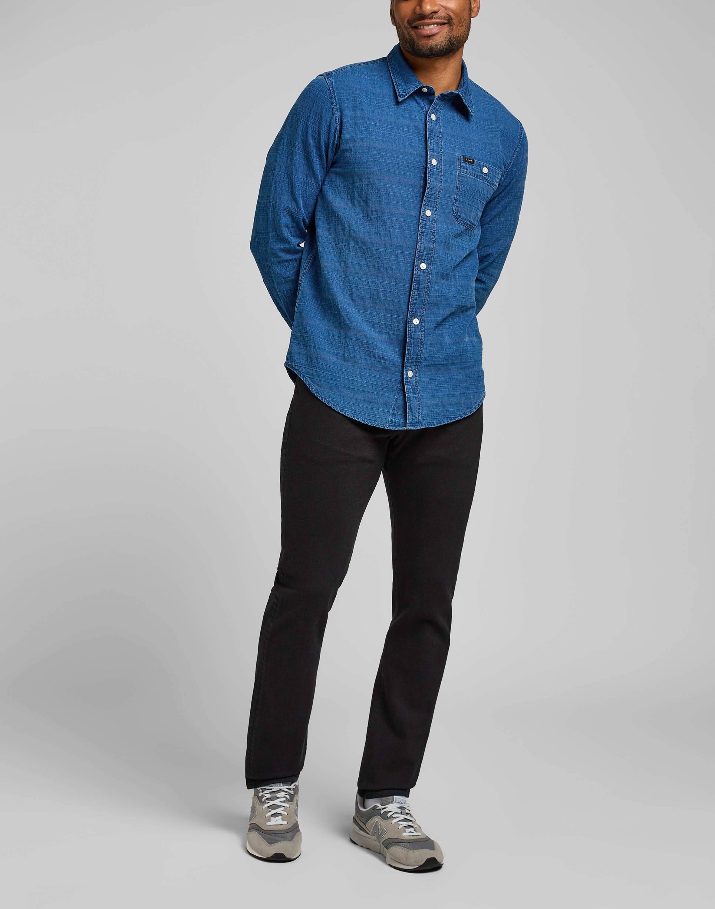 Slim Fit MVP en jeans noirs Lee